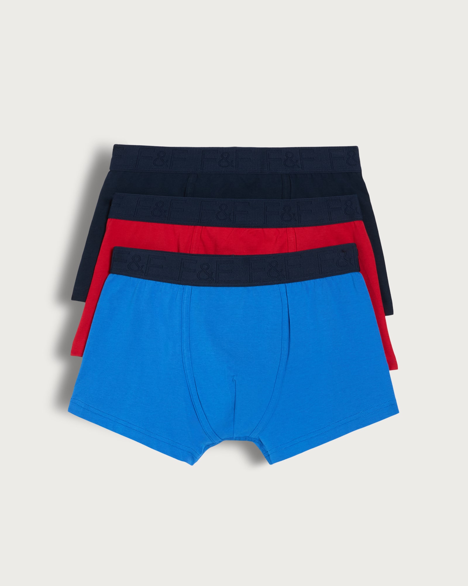 F&F 3-Pack Cotton Rich Hipsters in Red