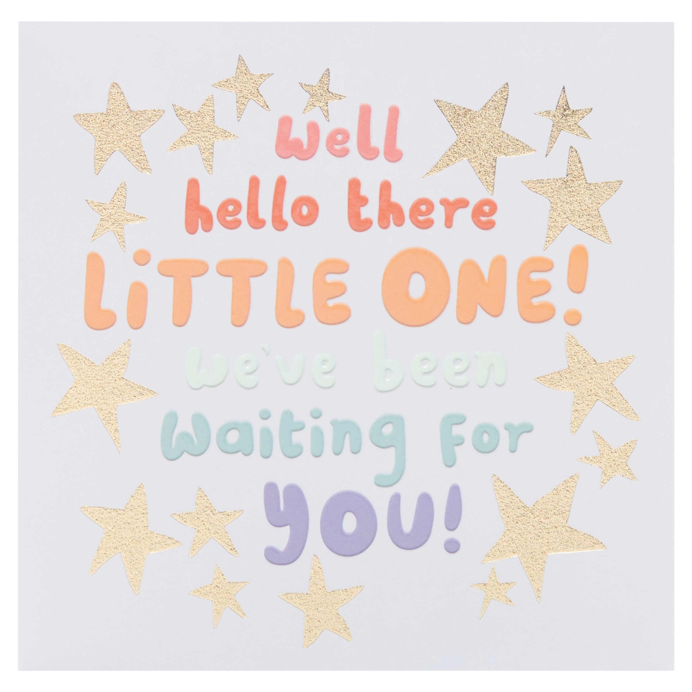 Pigment Productions New Baby Card Well Hello There Little One!