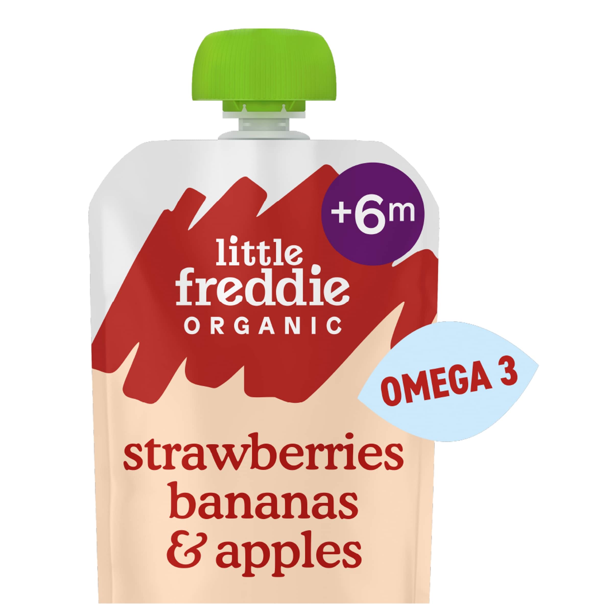 Little Freddie Strawberries, Bananas & Apples (DHA)