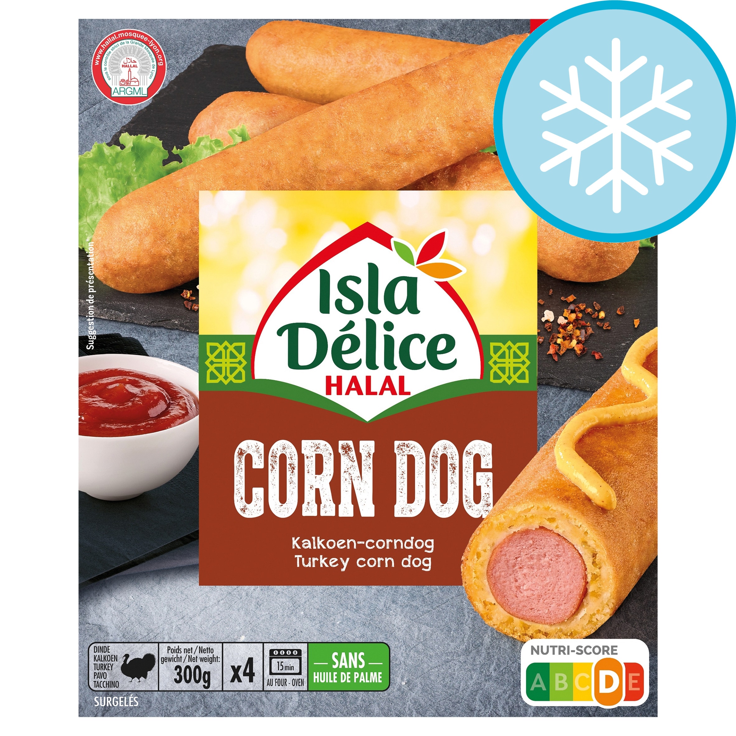 Isla Delice Halal Corn Dog 300g