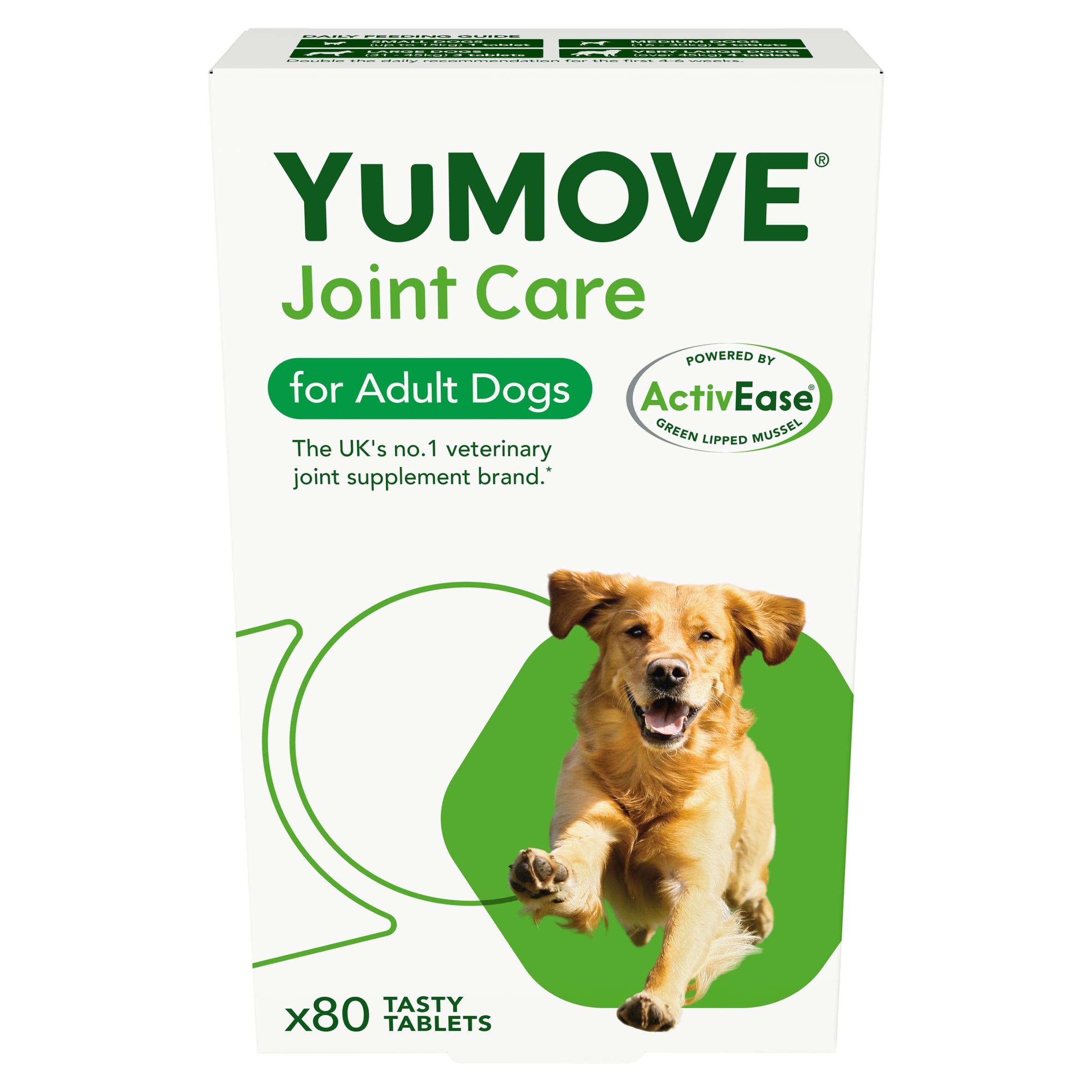 YuMOVE Joint Care for Adult Dogs 80 Pack 70.5g