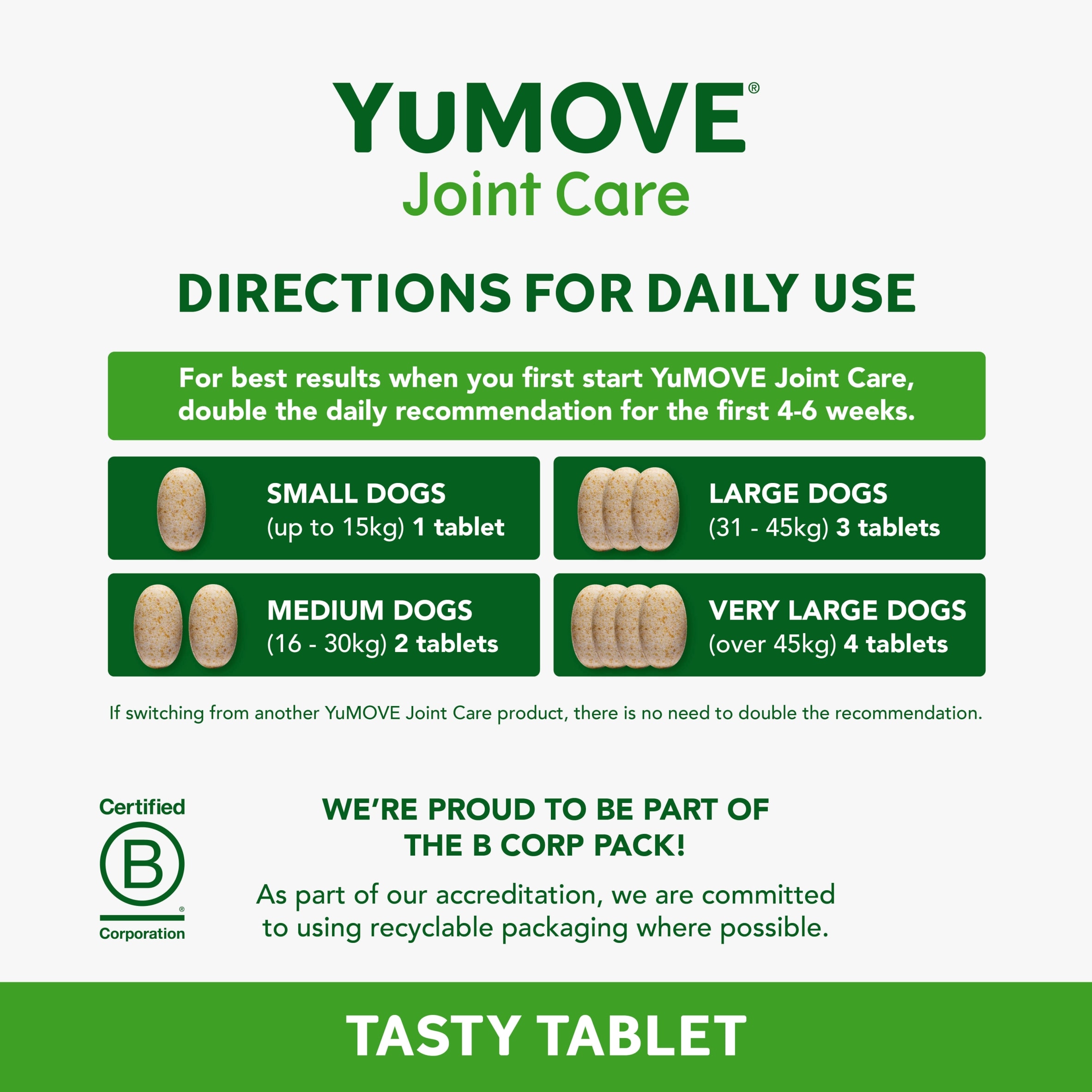 YuMOVE Joint Care for Adult Dogs 80 Pack 70.5g thumbnail 5