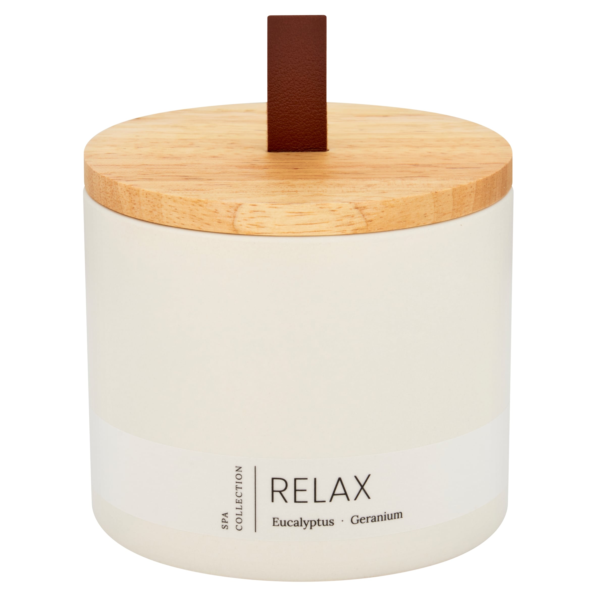 F&F Home Spa Relax Wooden Lid Candle 310g