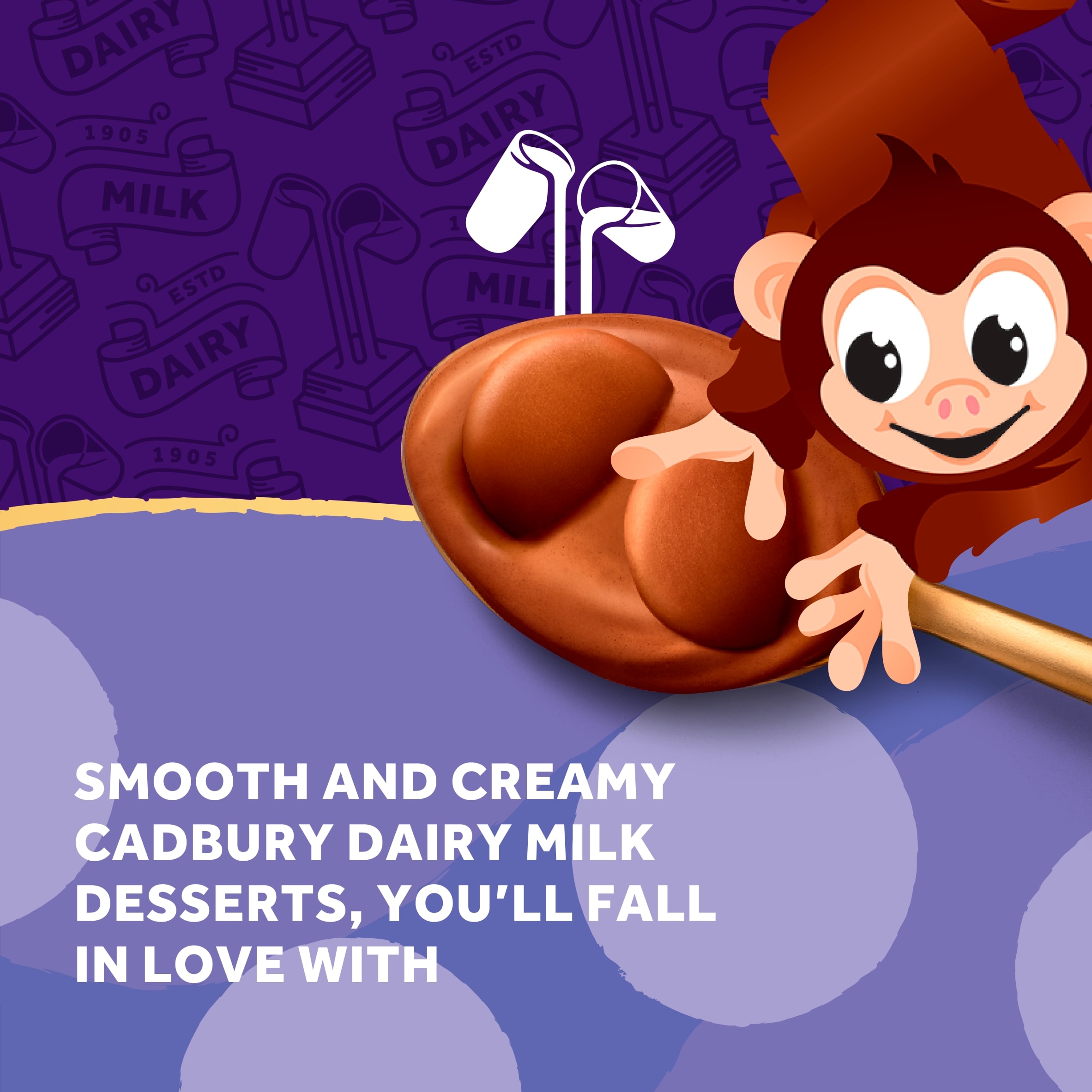 Cadbury Dairy Milk Button & Chunk Desserts 4x75g thumbnail 3