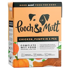 Pooch & Mutt Complete Wet Dog Food, Chicken, Pumpkin & Pea 375g