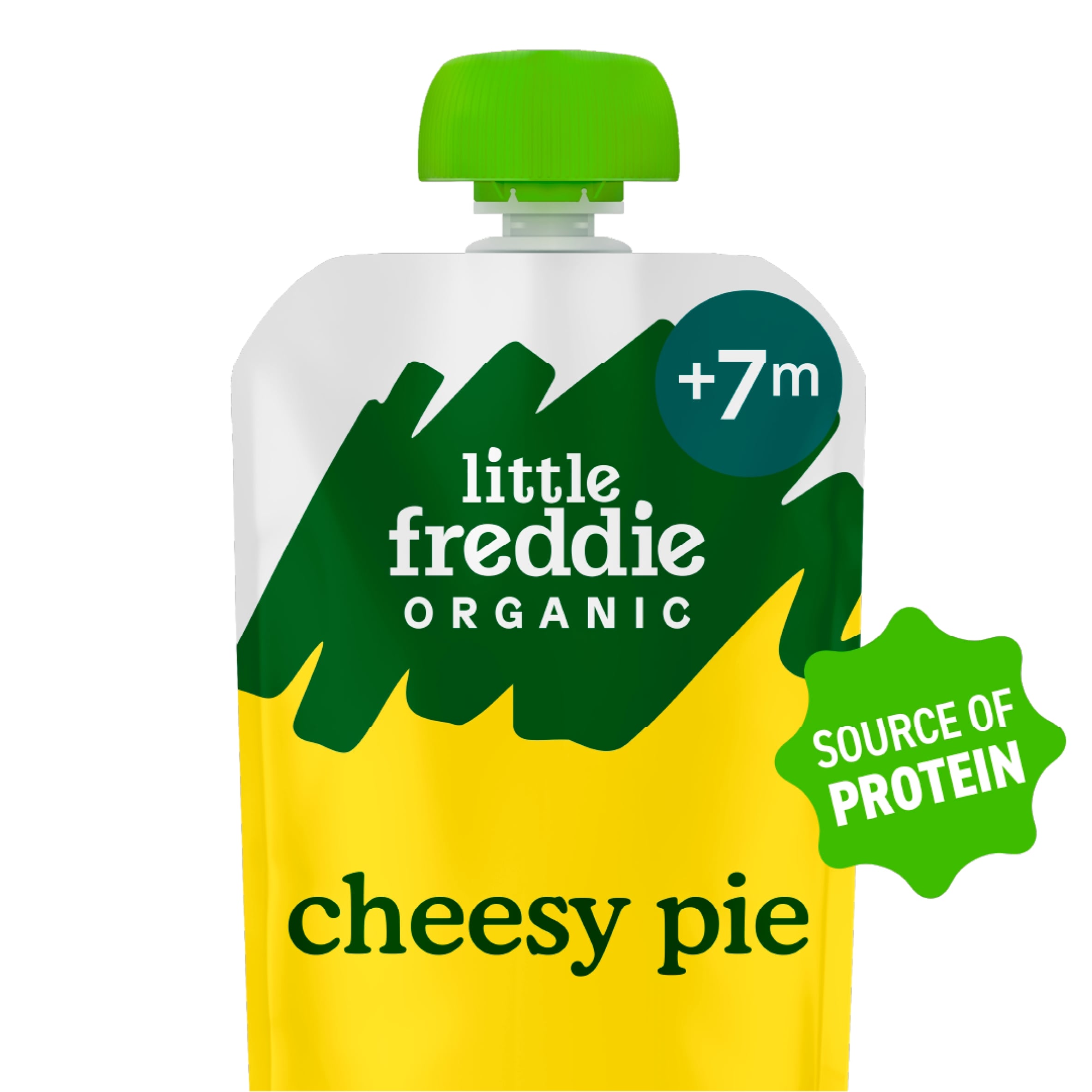 Little Freddie Organic Cheesy Pie with Vegetables Baby Food Pouch 7+ Months 130g thumbnail 2