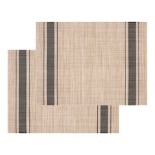 F&F Home Rectangle Stripe Placemat 2 Pack thumbnail 3