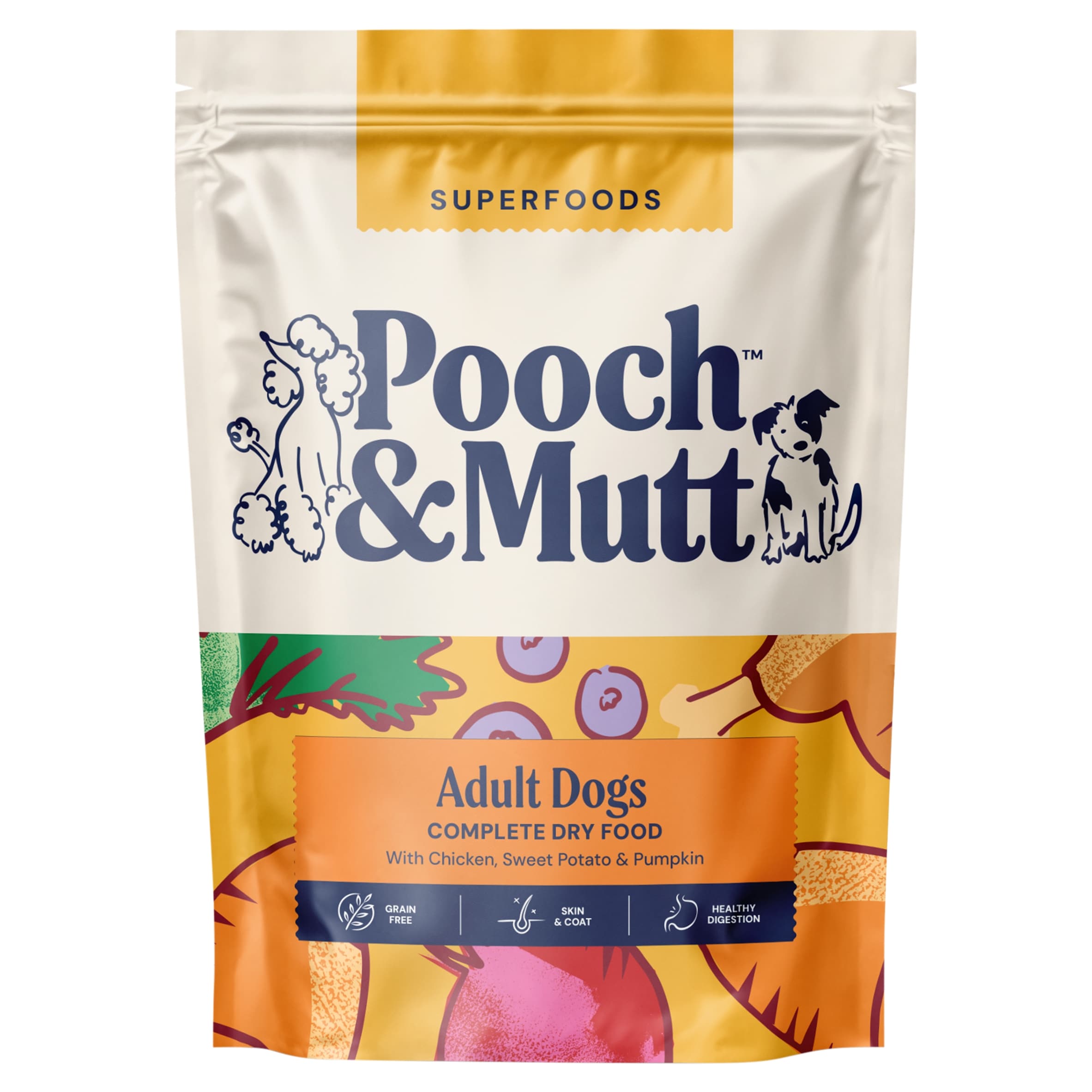 Pooch & Mutt Adult Chicken & Superfoods Complete Dry Dog Food 1.5Kg. thumbnail 2