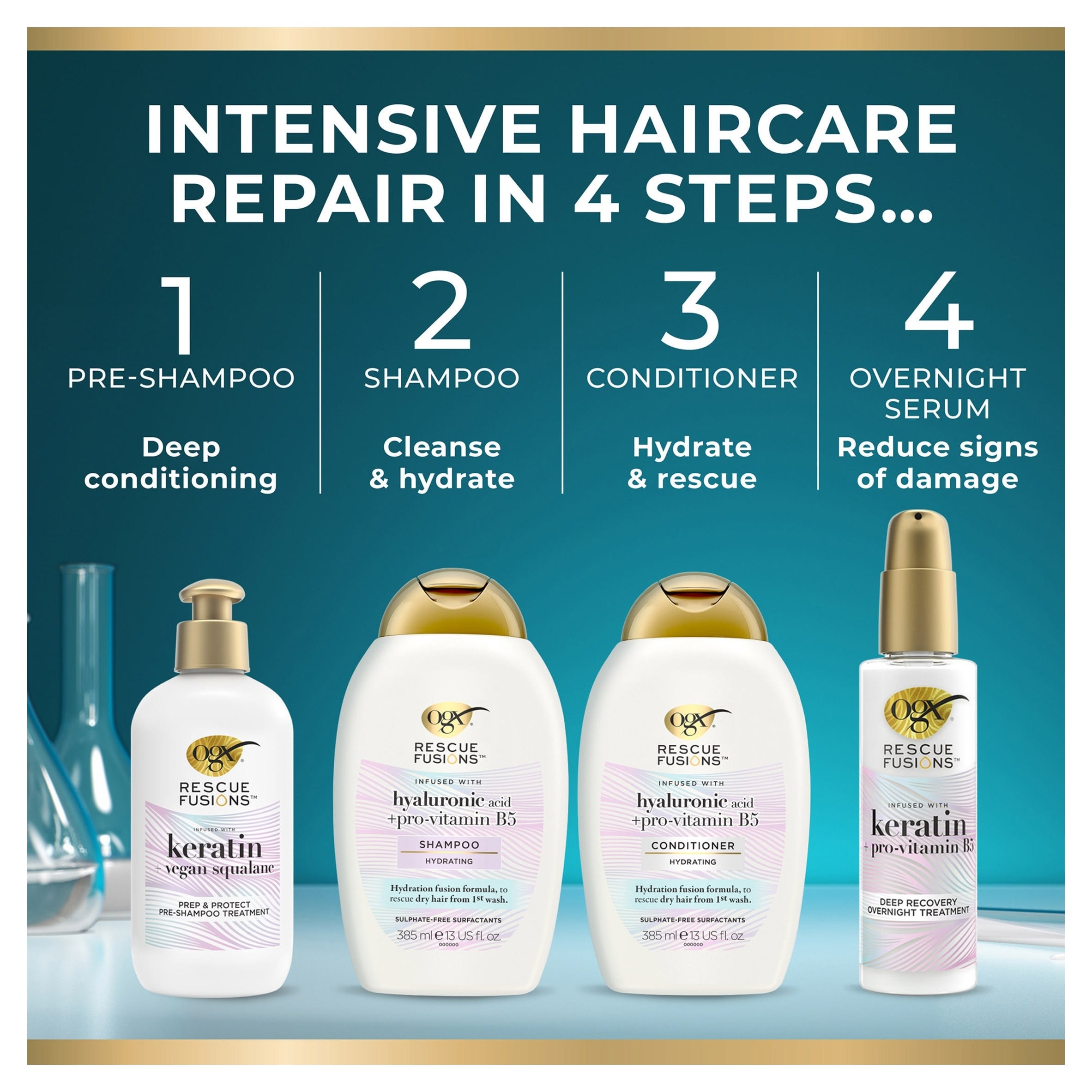 OGX Rescue Fusions Coconut Oil Frizz Control Oil 50ml thumbnail 2