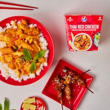 Kitchen Joy Thai Red Chicken Aromatic Coconut Curry with Jasmine Rice 350g thumbnail 2