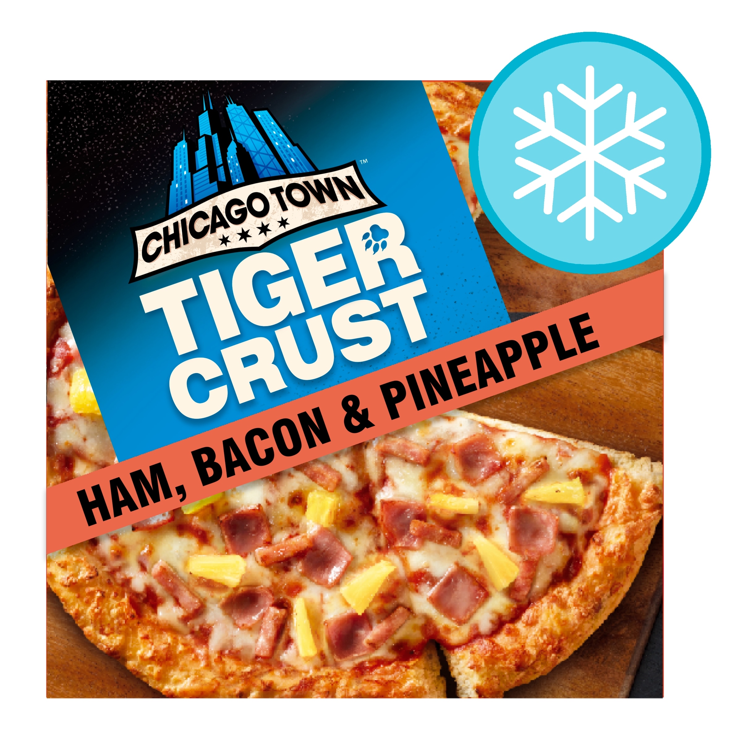 Chicago Town Tiger Crust Pizza - Bacon, Ham & Pineapple 380g thumbnail 2