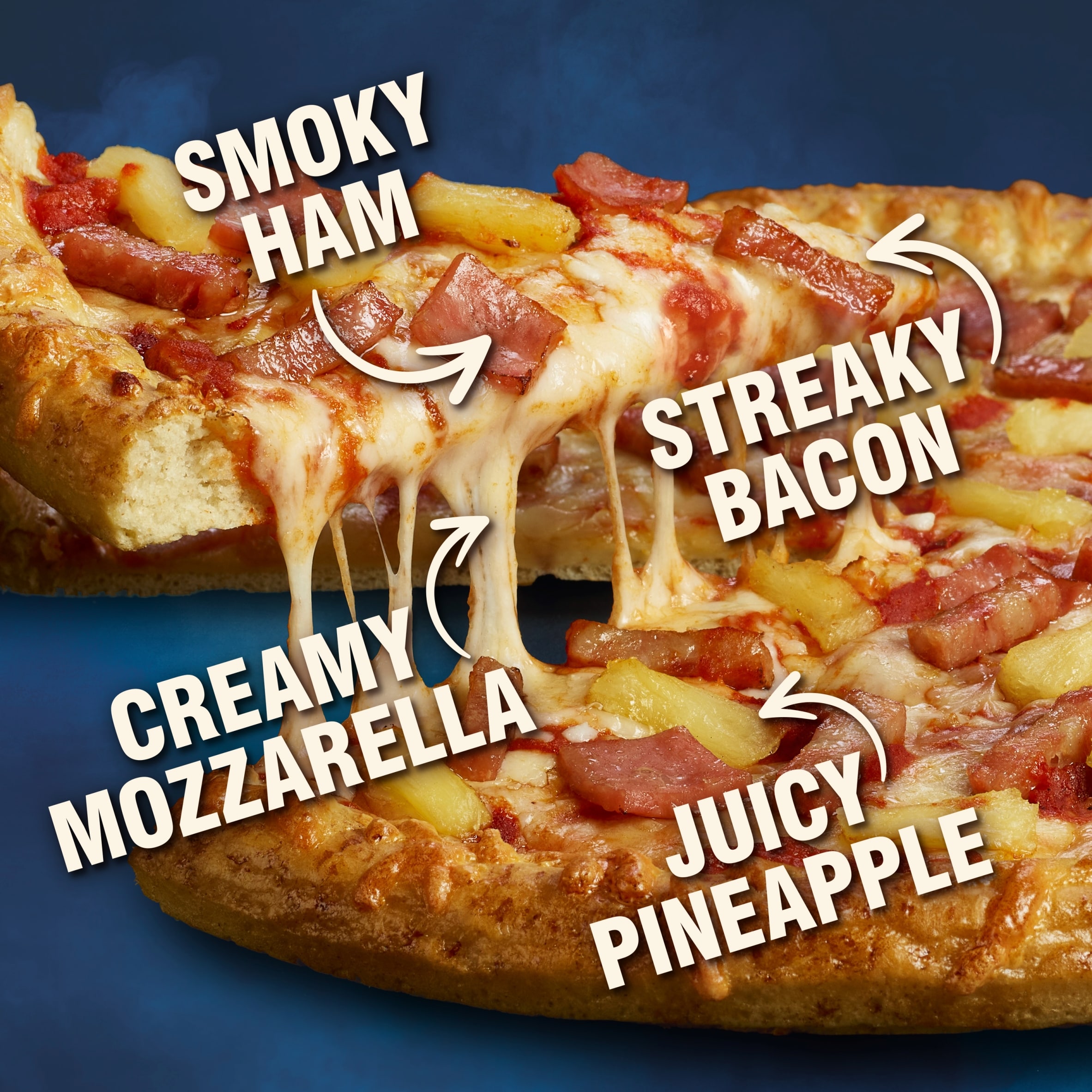 Chicago Town Tiger Crust Pizza - Bacon, Ham & Pineapple 380g thumbnail 3