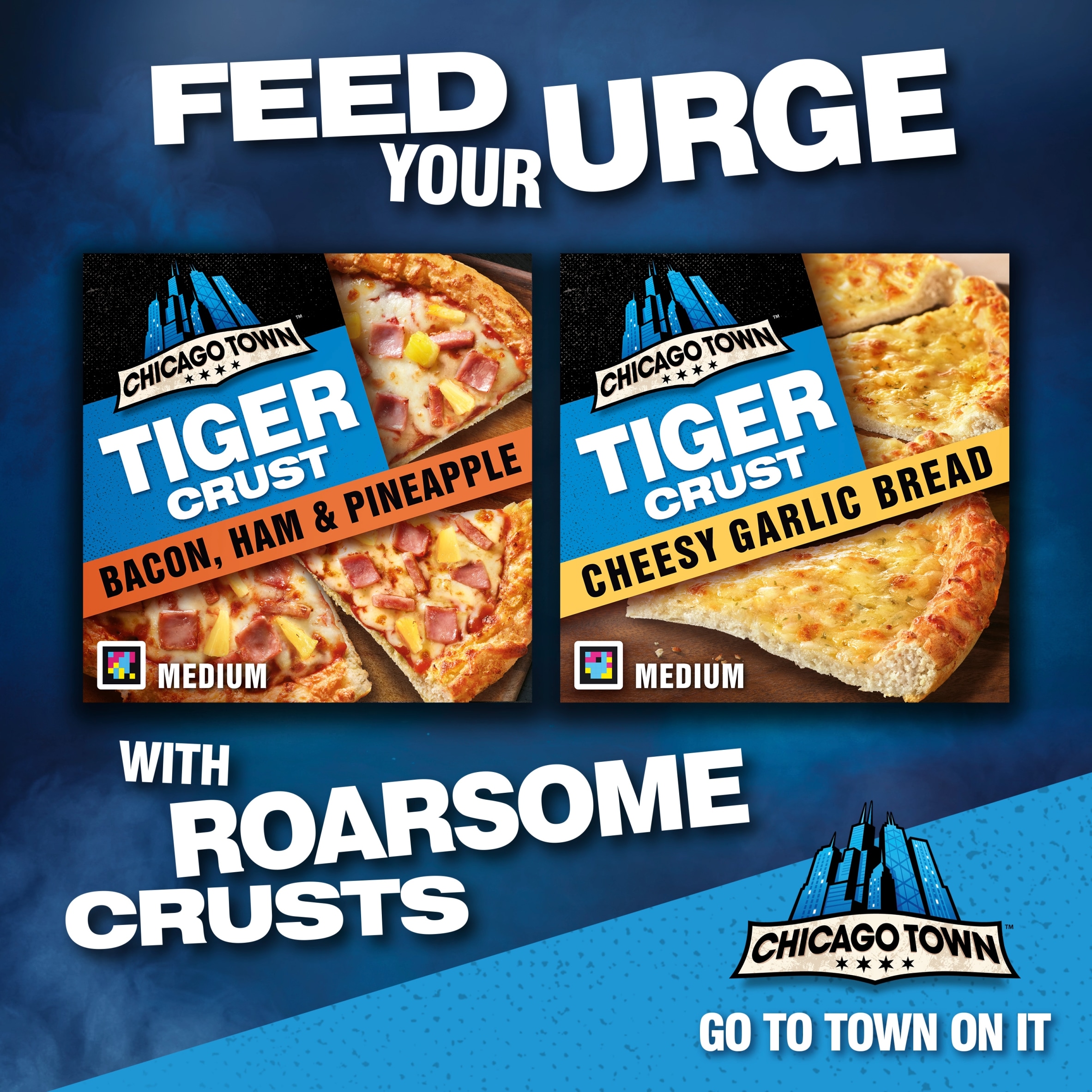 Chicago Town Tiger Crust Pizza - Bacon, Ham & Pineapple 380g thumbnail 4