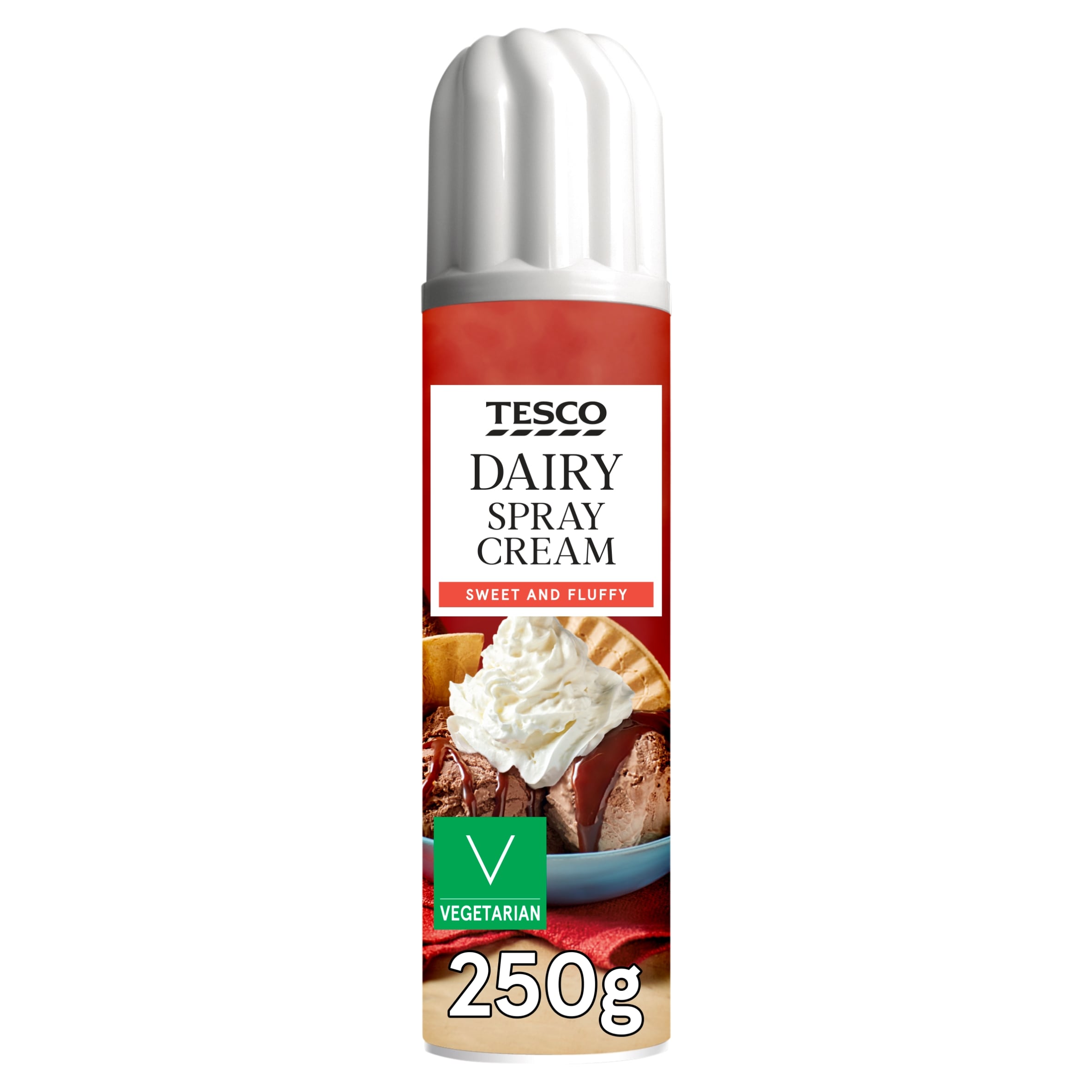 Tesco Dairy Spray Cream 250g 