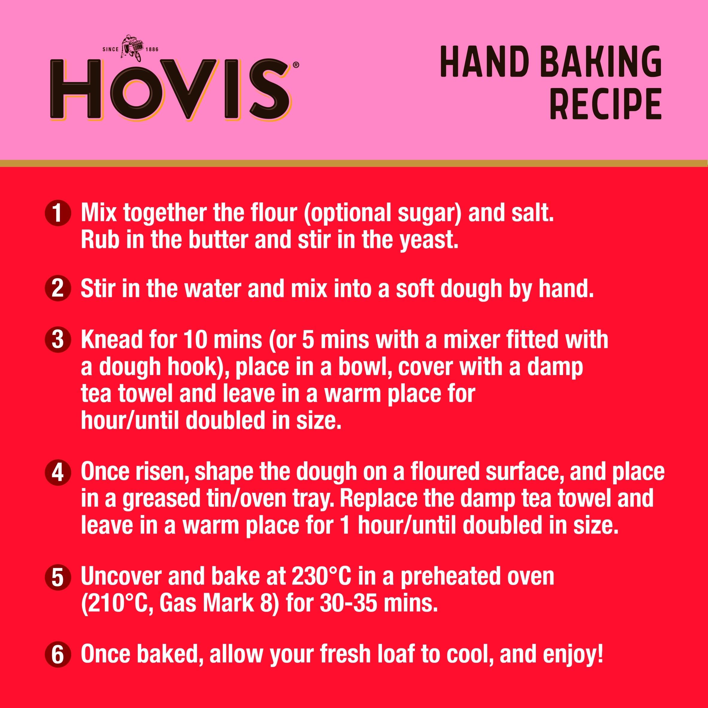 Hovis Baking Strong White Bread Flour 1kg thumbnail 4