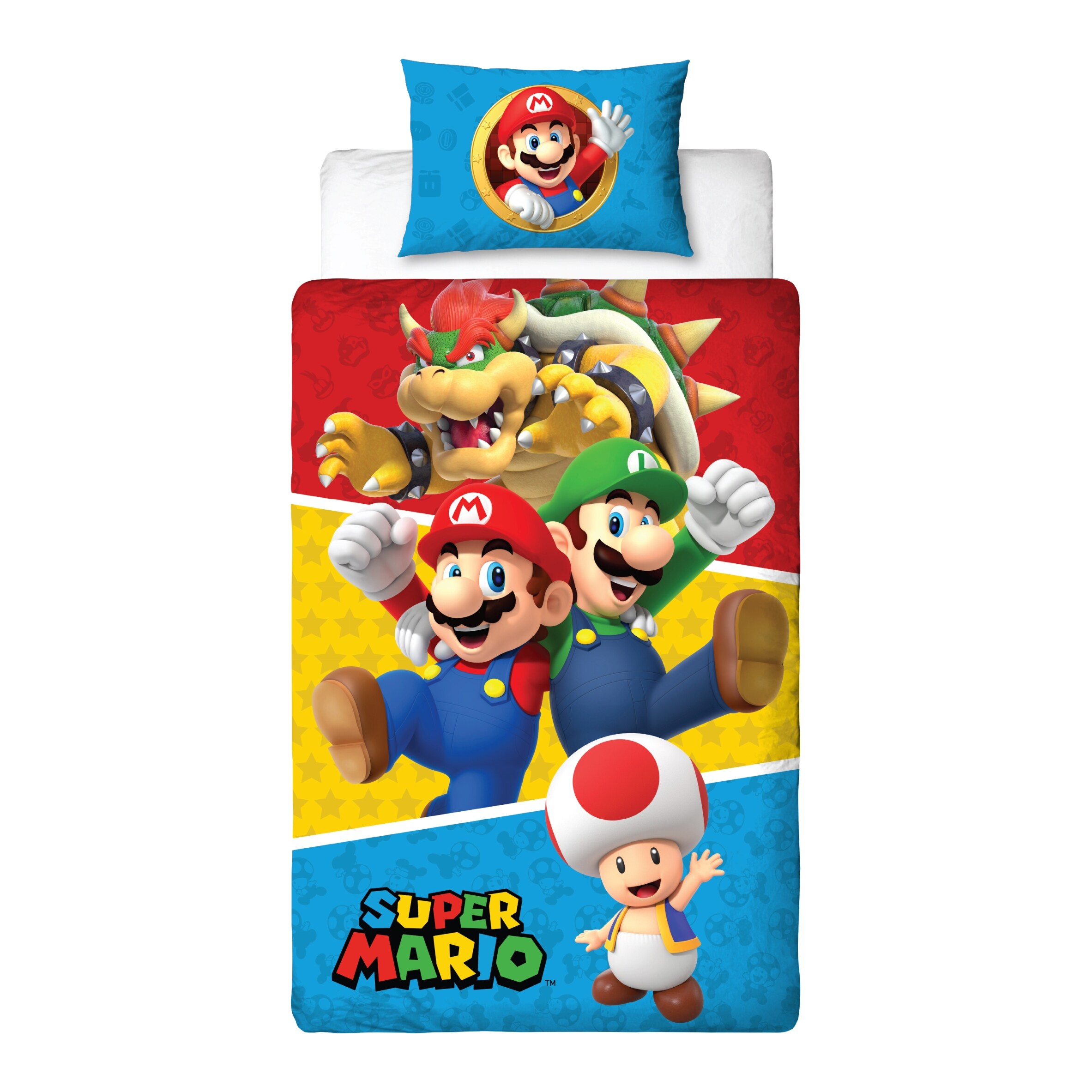 SUPER MARIO NINTENDO DUVET SET SINGLE