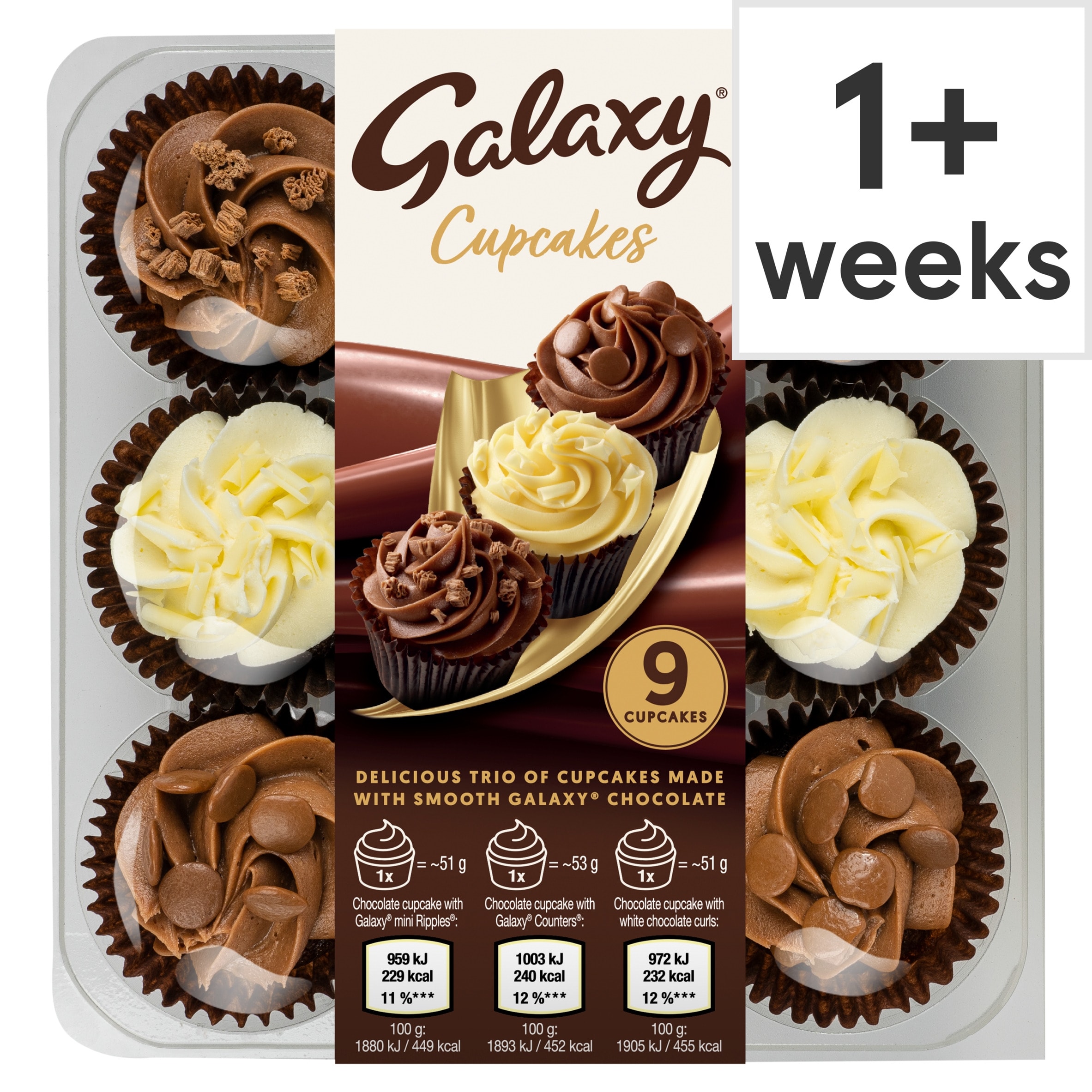 Galaxy 9 Cupcakes
