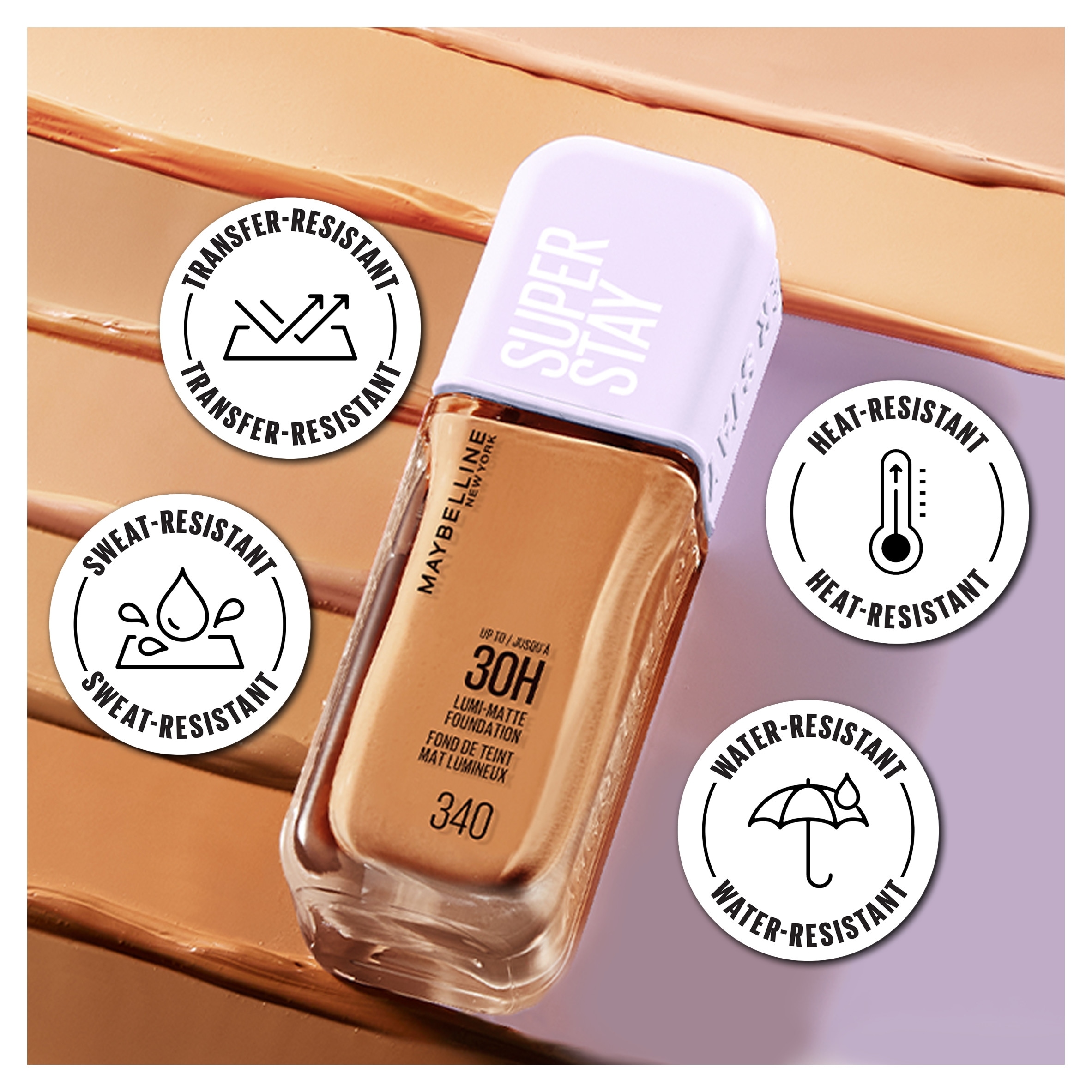 Maybelline Super Stay Lumi Matte Foundation, Shade 368, 30ml thumbnail 5