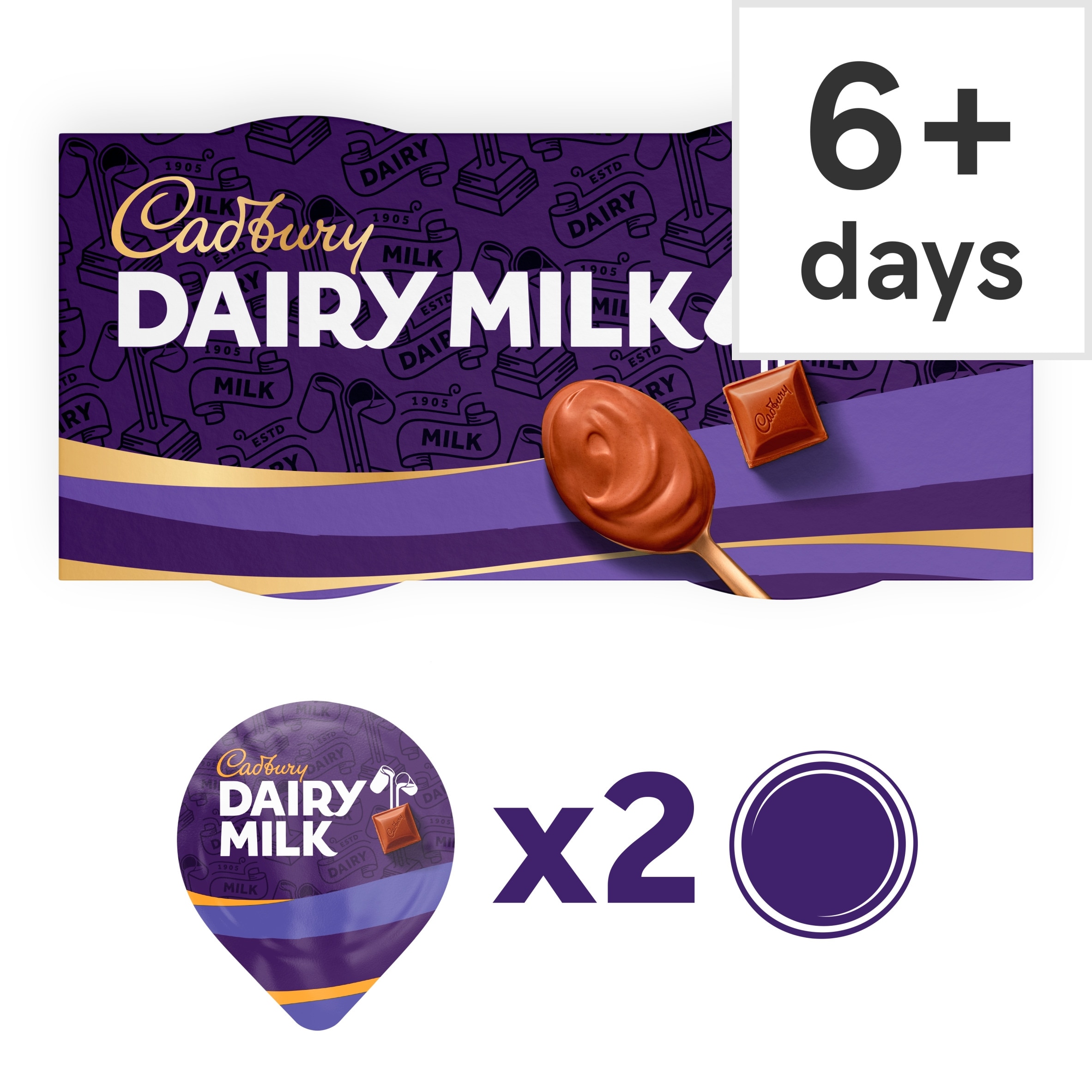 Cadbury Dairy Milk Pots Of Joy Dessert 2x60g