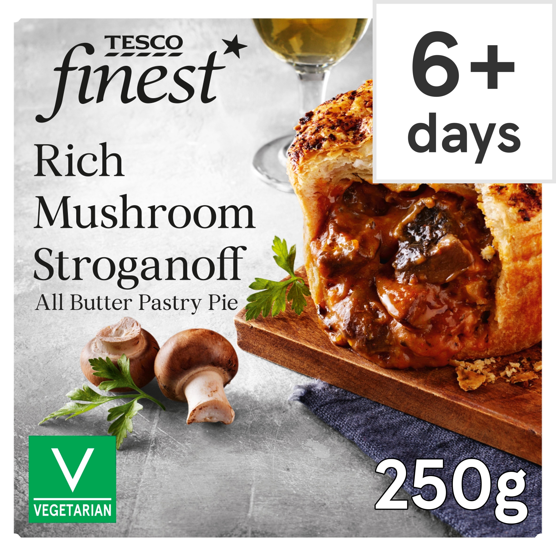 Tesco Finest Rich Mushroom Stroganoff 250g