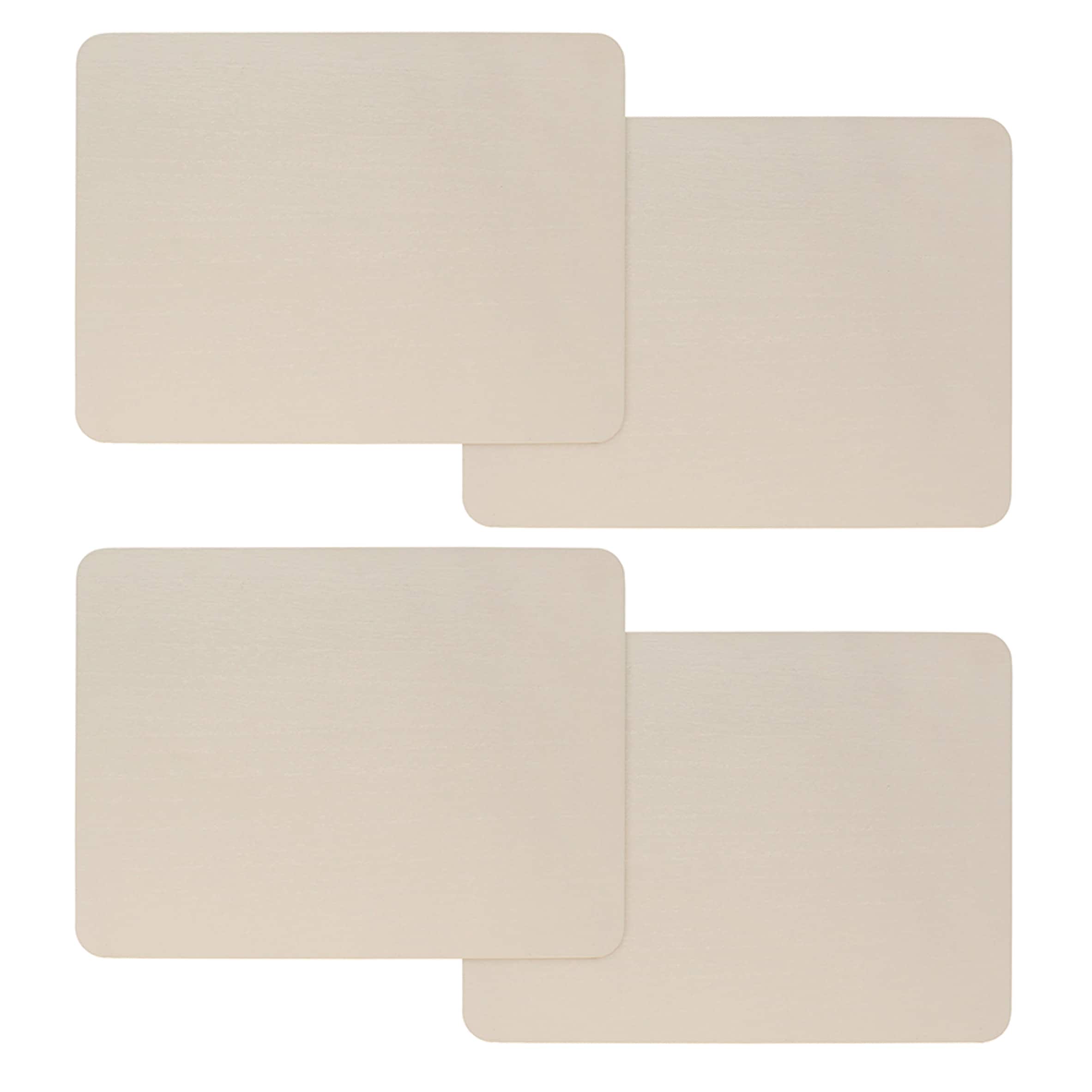 F&F Home Cream Wooden Placemat 4 Pack  thumbnail 2