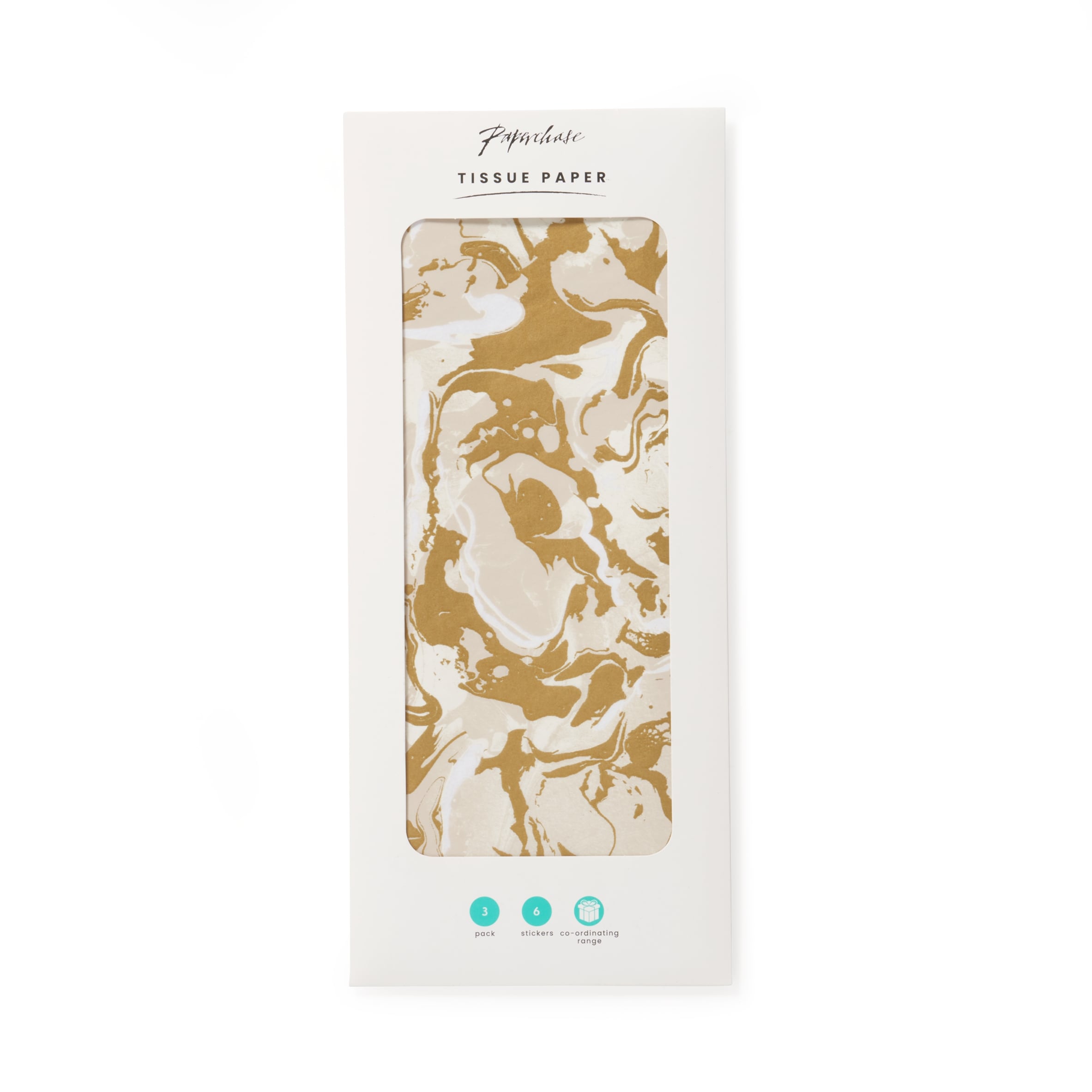 Paperchase ReKrafted 3 Pack Marble Tissue Paper