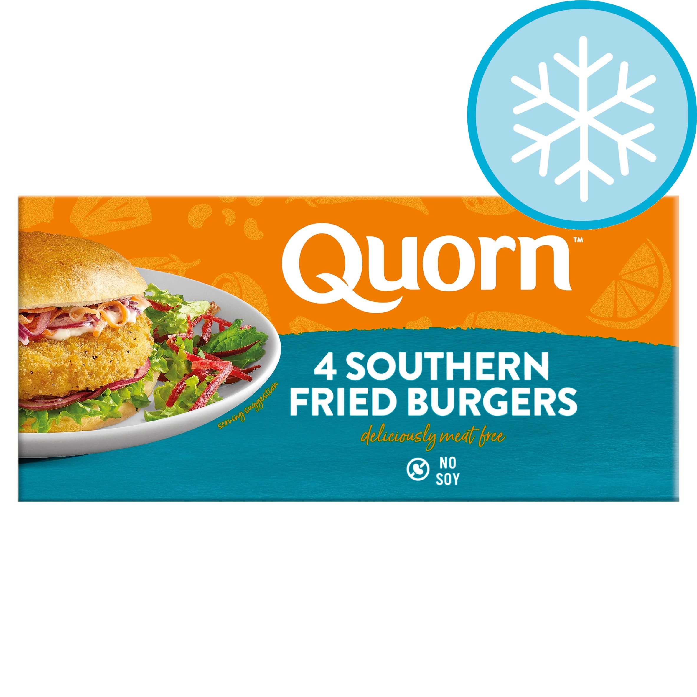 Quorn Vegetarian 4 Southern Fried Burgers