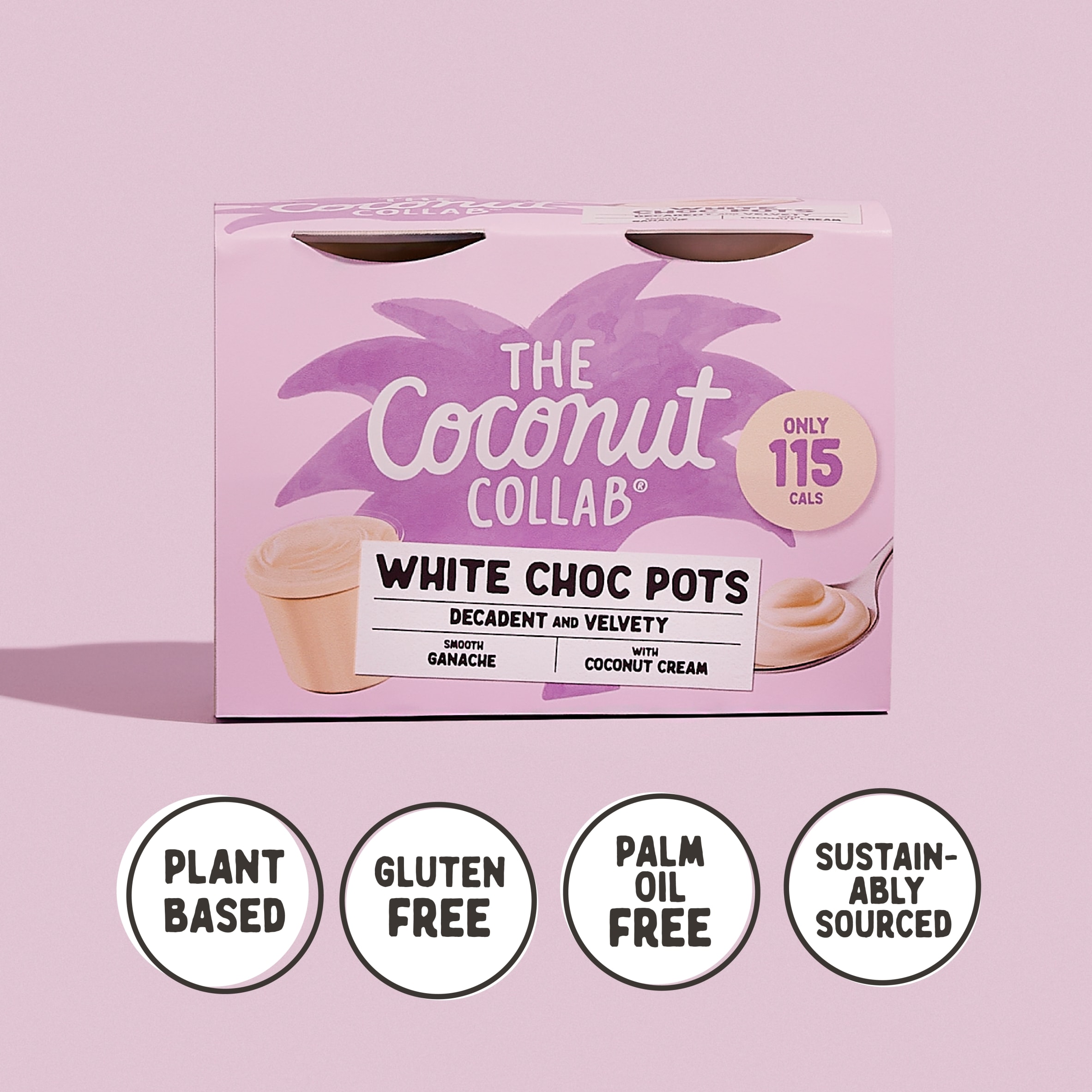 The Coconut Collab White Chocolate Pots 4x45g thumbnail 5