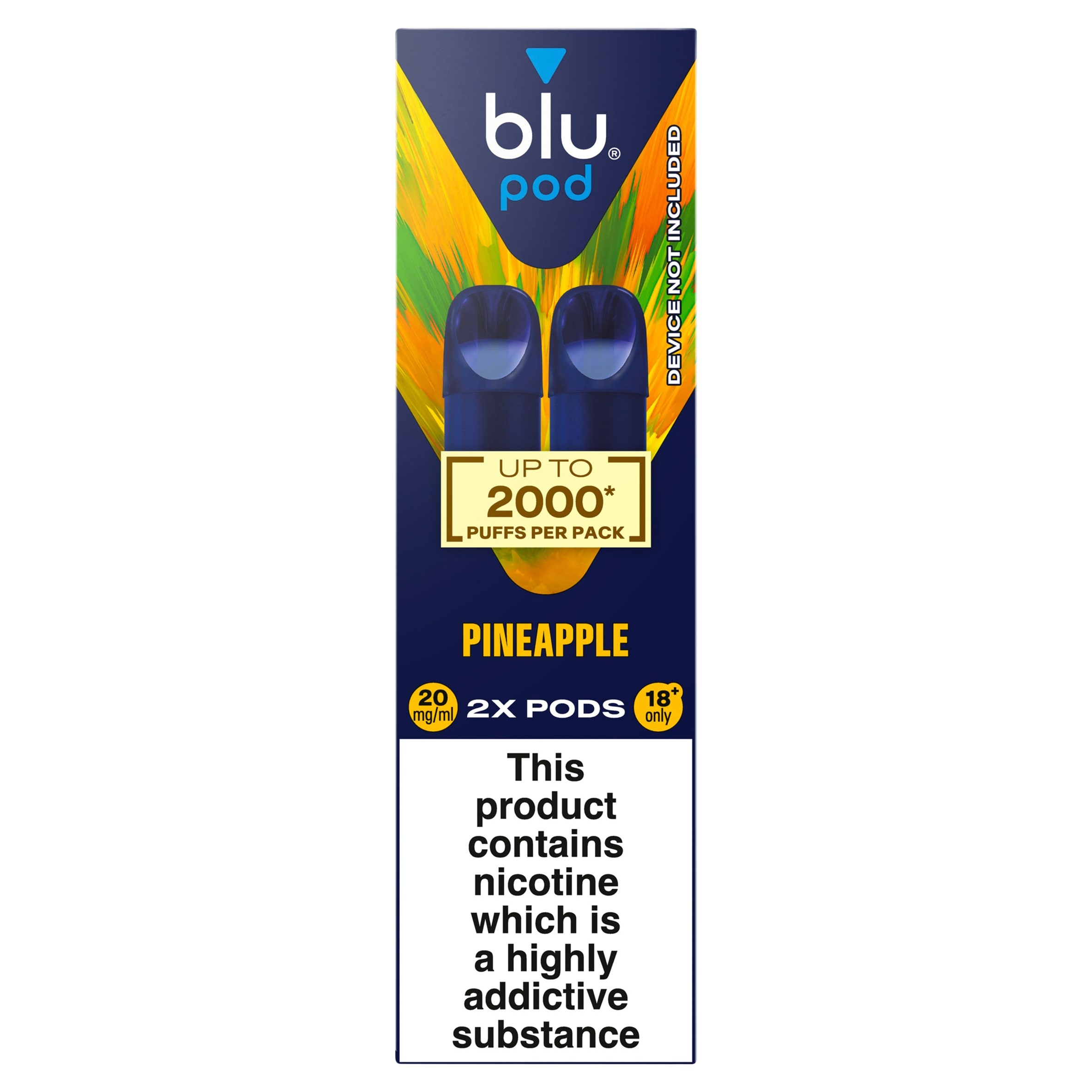 blu bar pod Pineapple 20mg/ml 2x 2ml