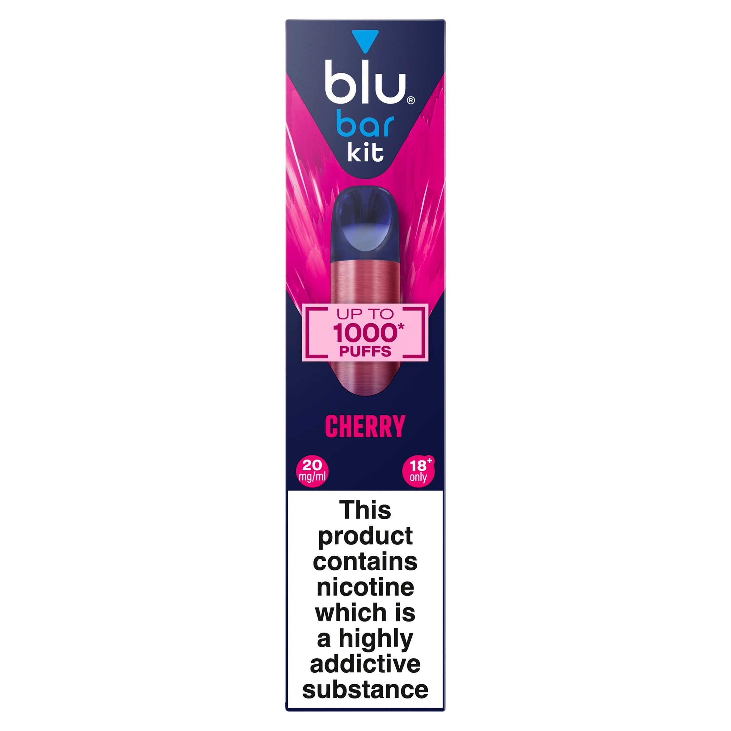 Blu Bar Kit Cherry Rechargeable Vape