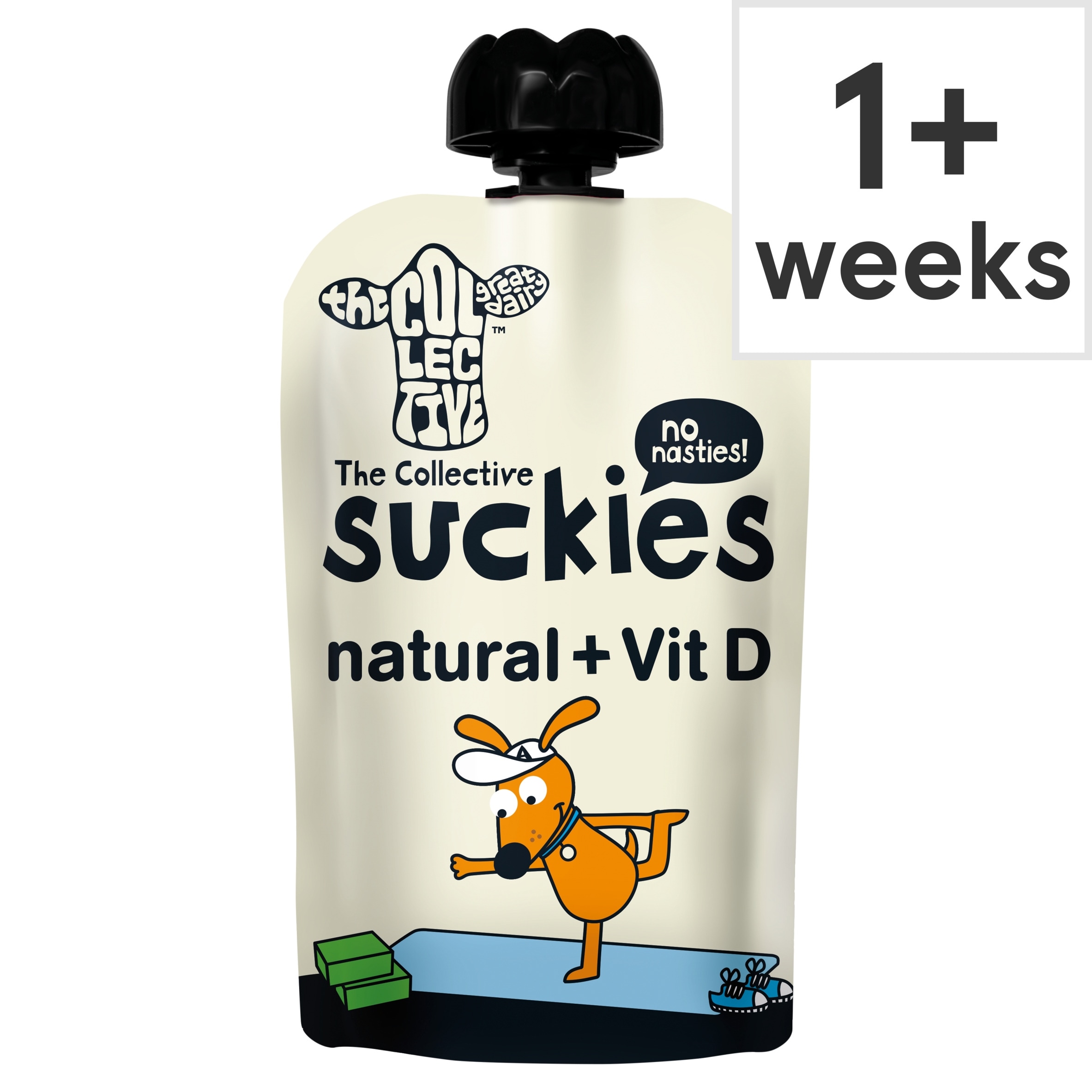 The Collective Suckies Natural with Vitamin D Yoghurt Pouch