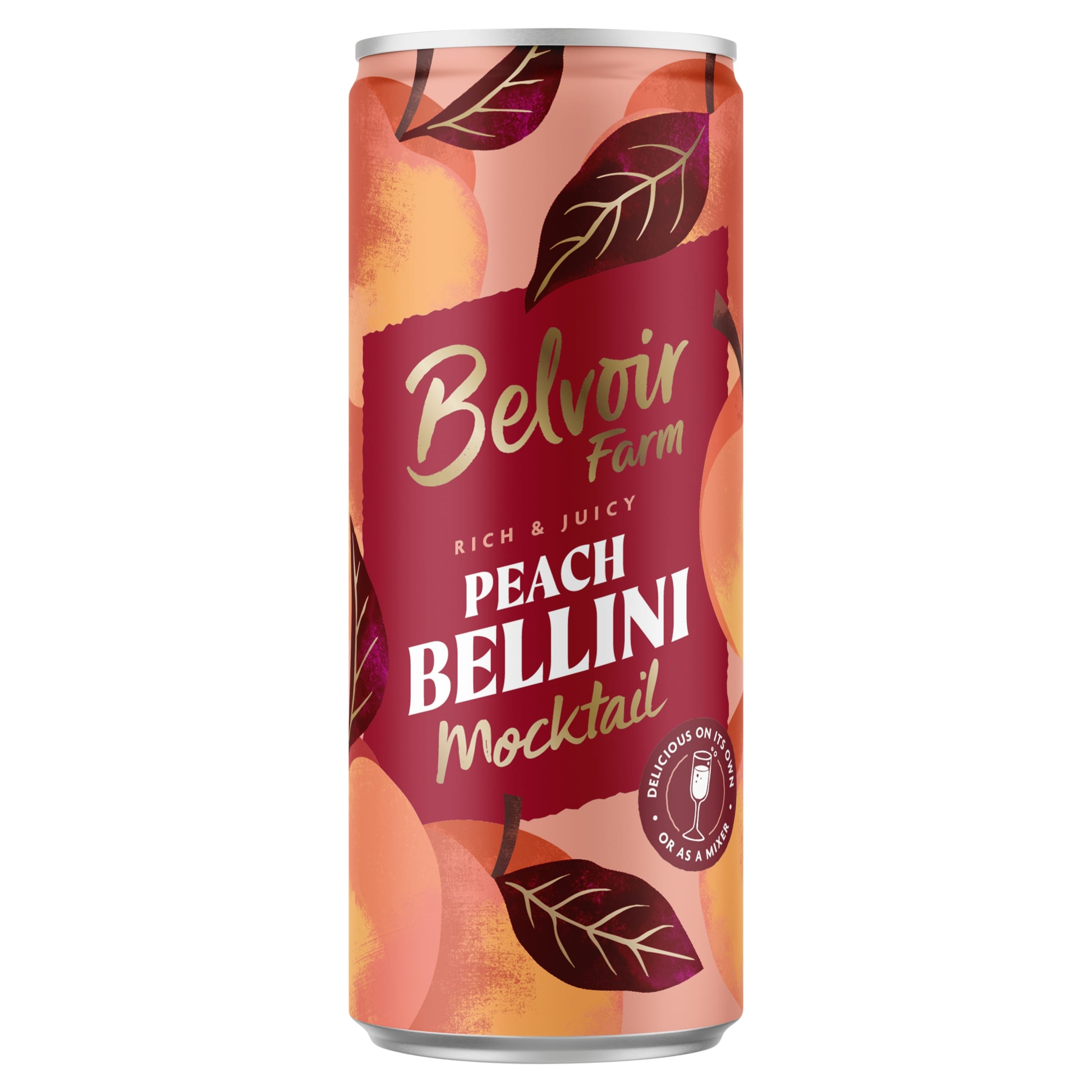 Belvoir Farm Non-Alcoholic Peach Bellini 250ml