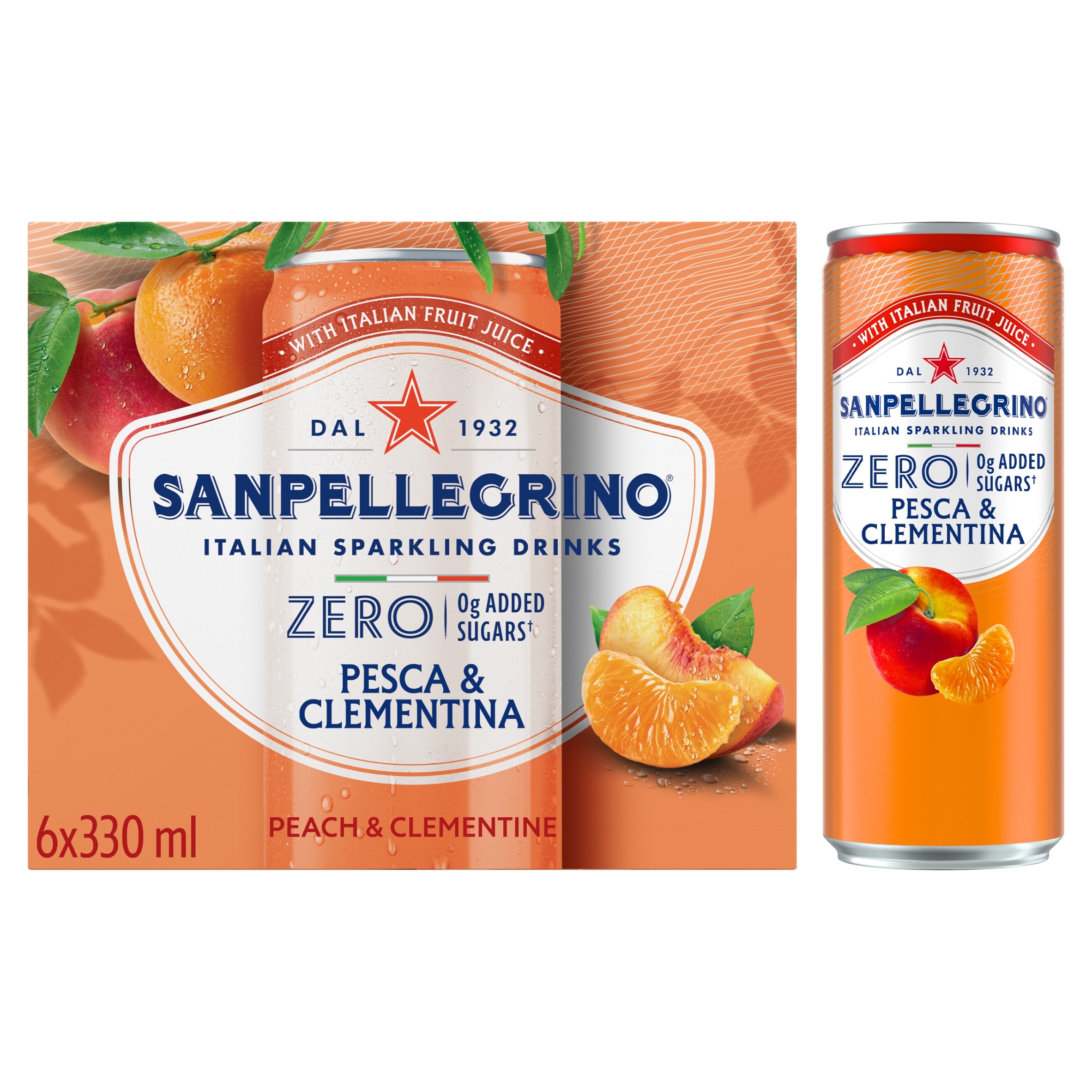 San Pellegrino Zero Peach & Clementine