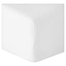 F&F Home Cotton Rich Fitted Sheet White Double