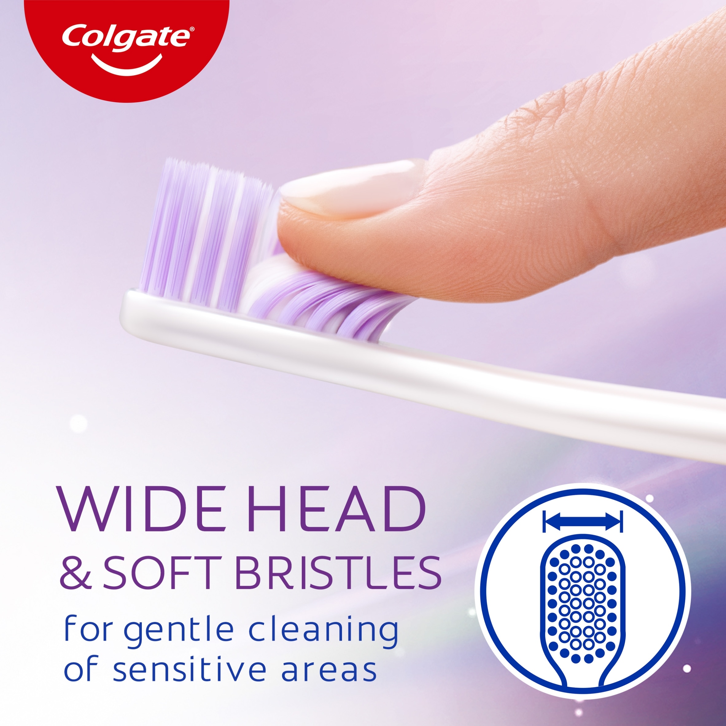 Colgate Gentle Clean Sensitive Soft Manual Toothbrush 1 Pack thumbnail 4