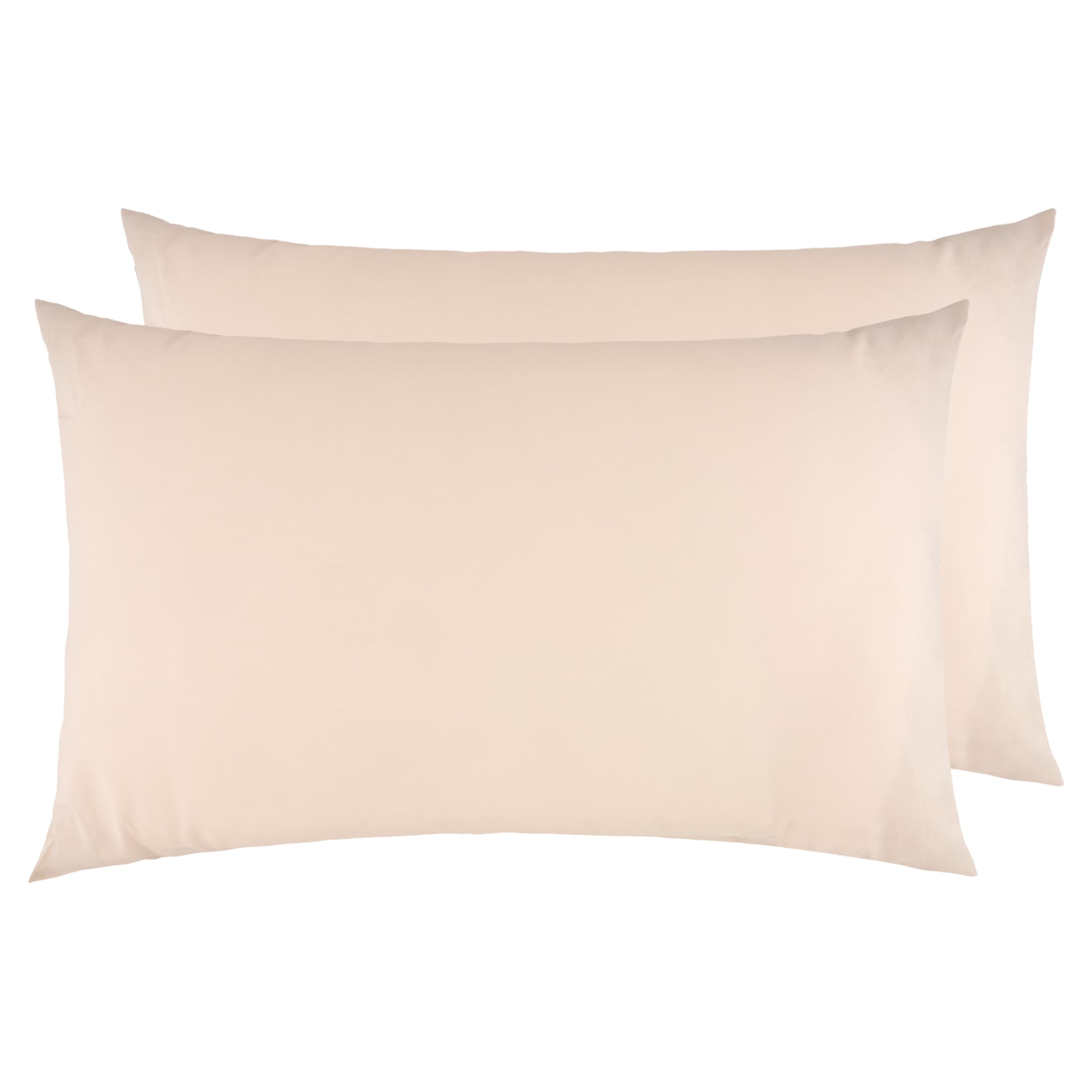 F&F Home Natural Cotton Rich Housewife Pillowcase Pair