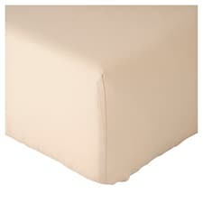 F&F Home Supersoft Natural Fitted Sheet Single
