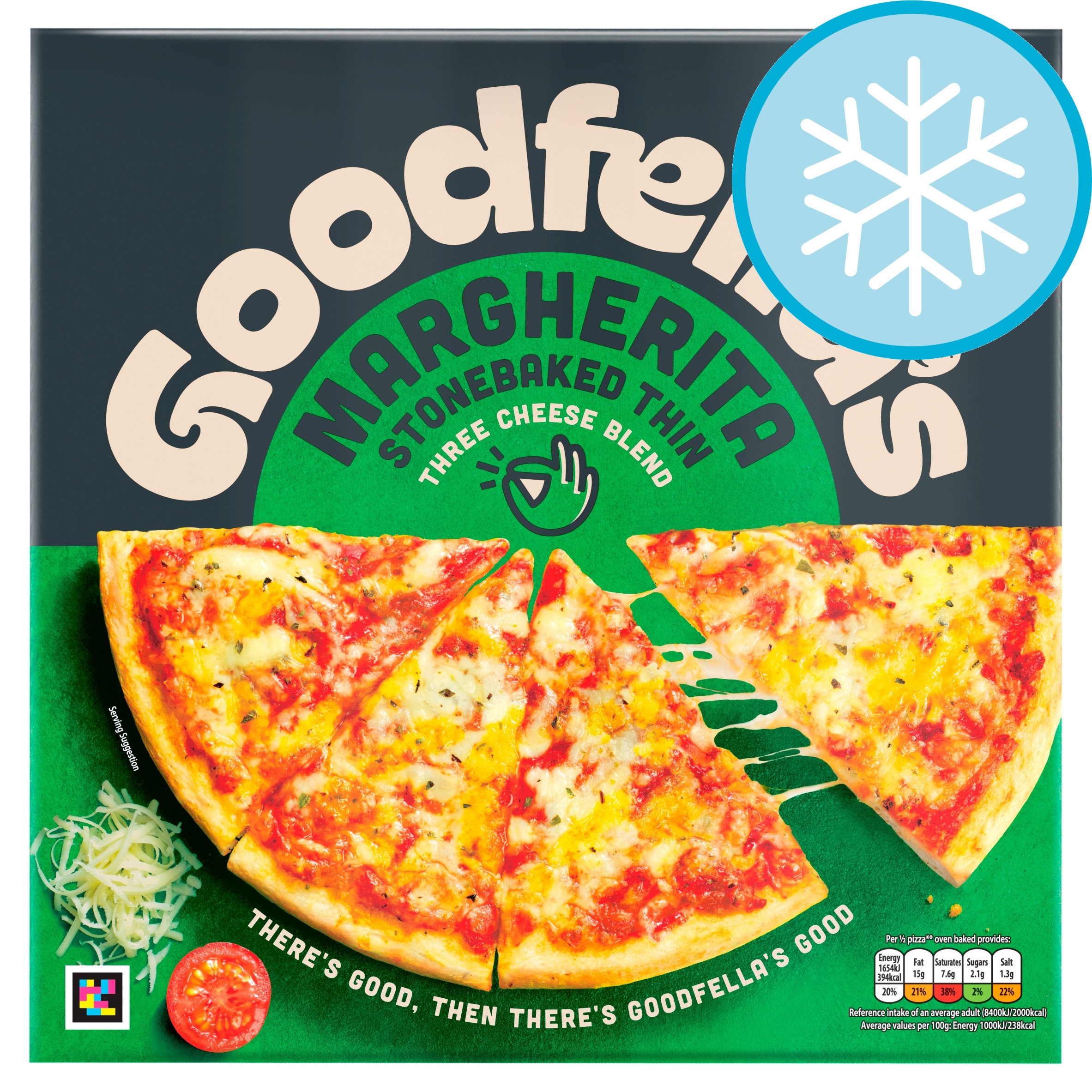 Goodfella's Stonebaked Thin Margherita Cheese Pizza