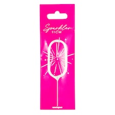 Number 0 Cake Sparkler