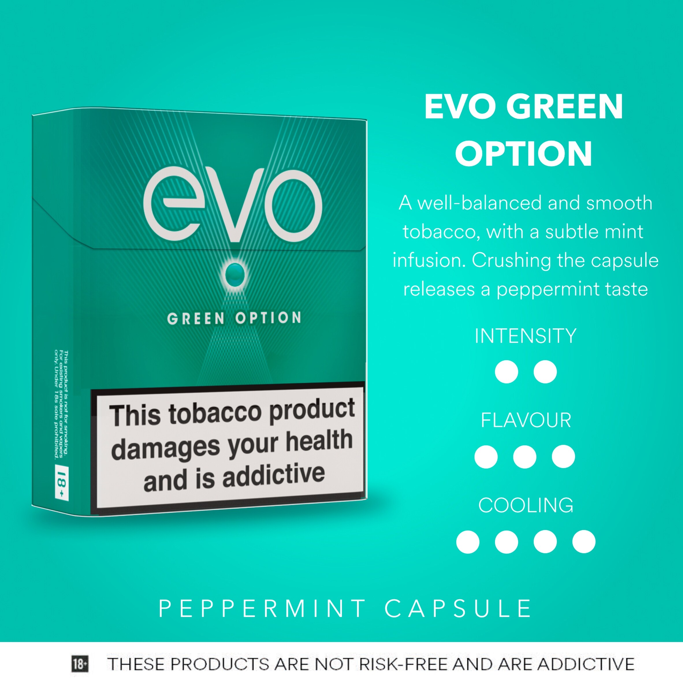 Evo 20 Green Option Tobacco Sticks thumbnail 2