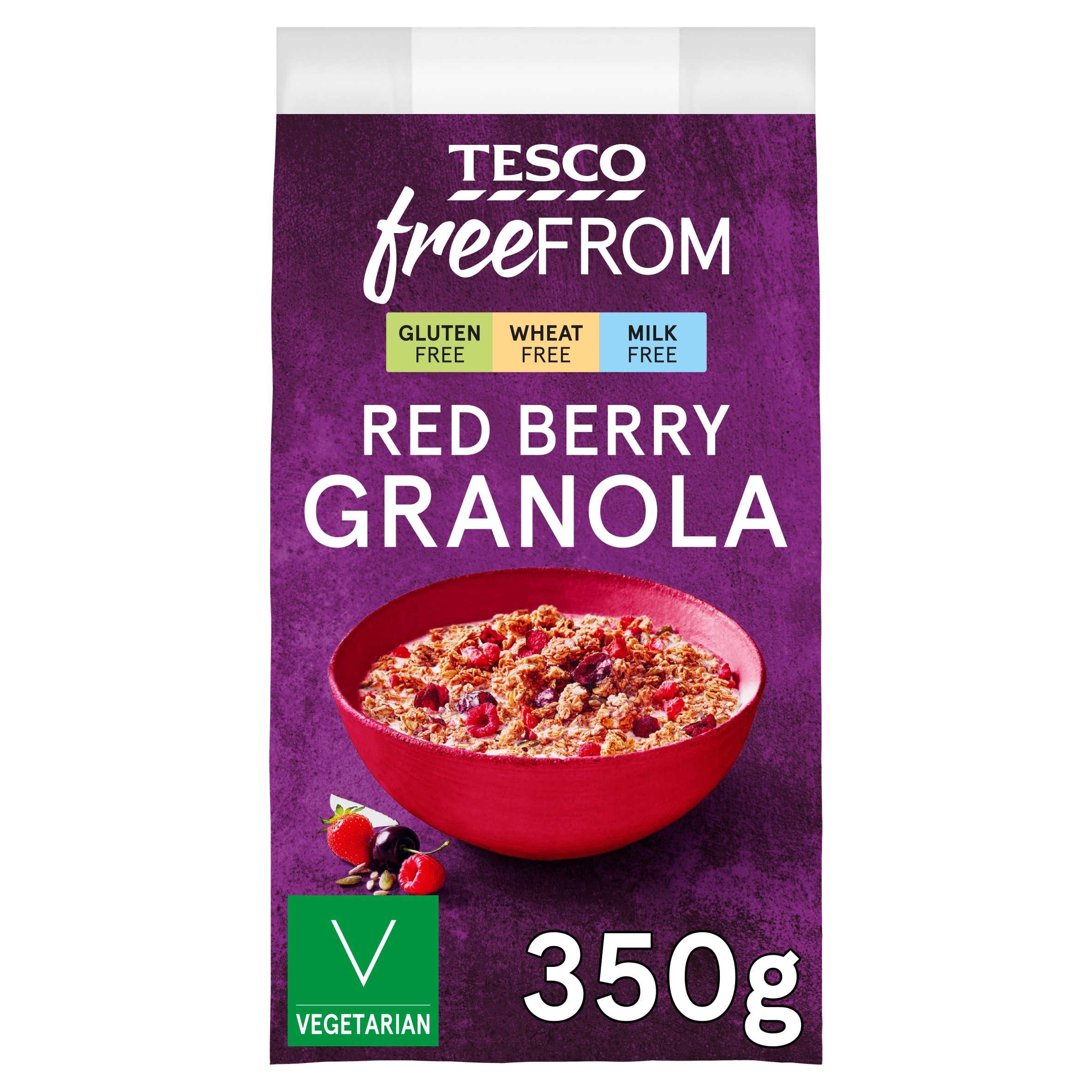 Tesco Free From Red Berry Granola 350g