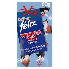 Felix Winter Mix Cat Treats 60g