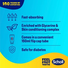 Scholl Hydration Boost Foot Cream 150ml thumbnail 4