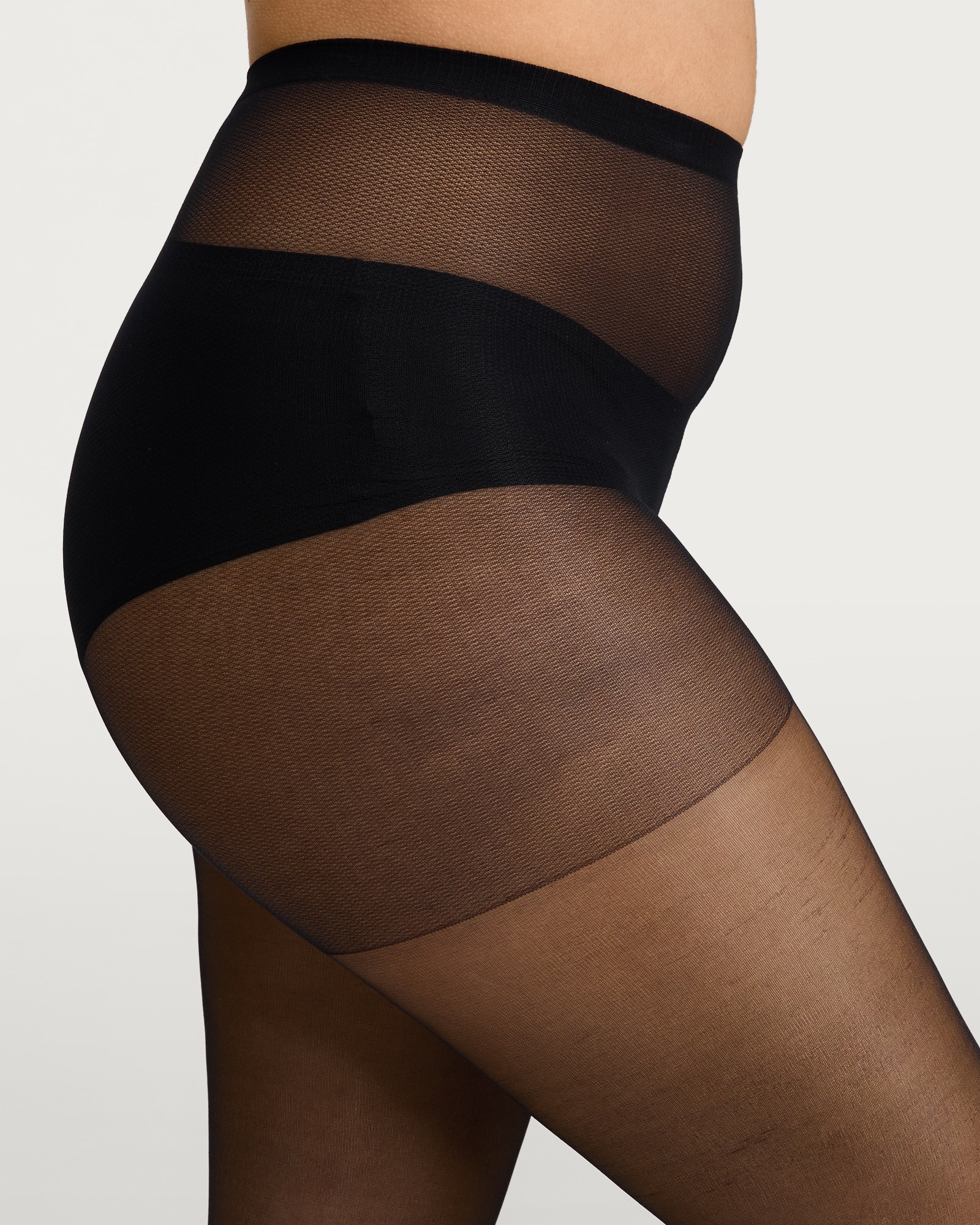 F&F 2-Pack 15 Denier Gloss Tights in Black