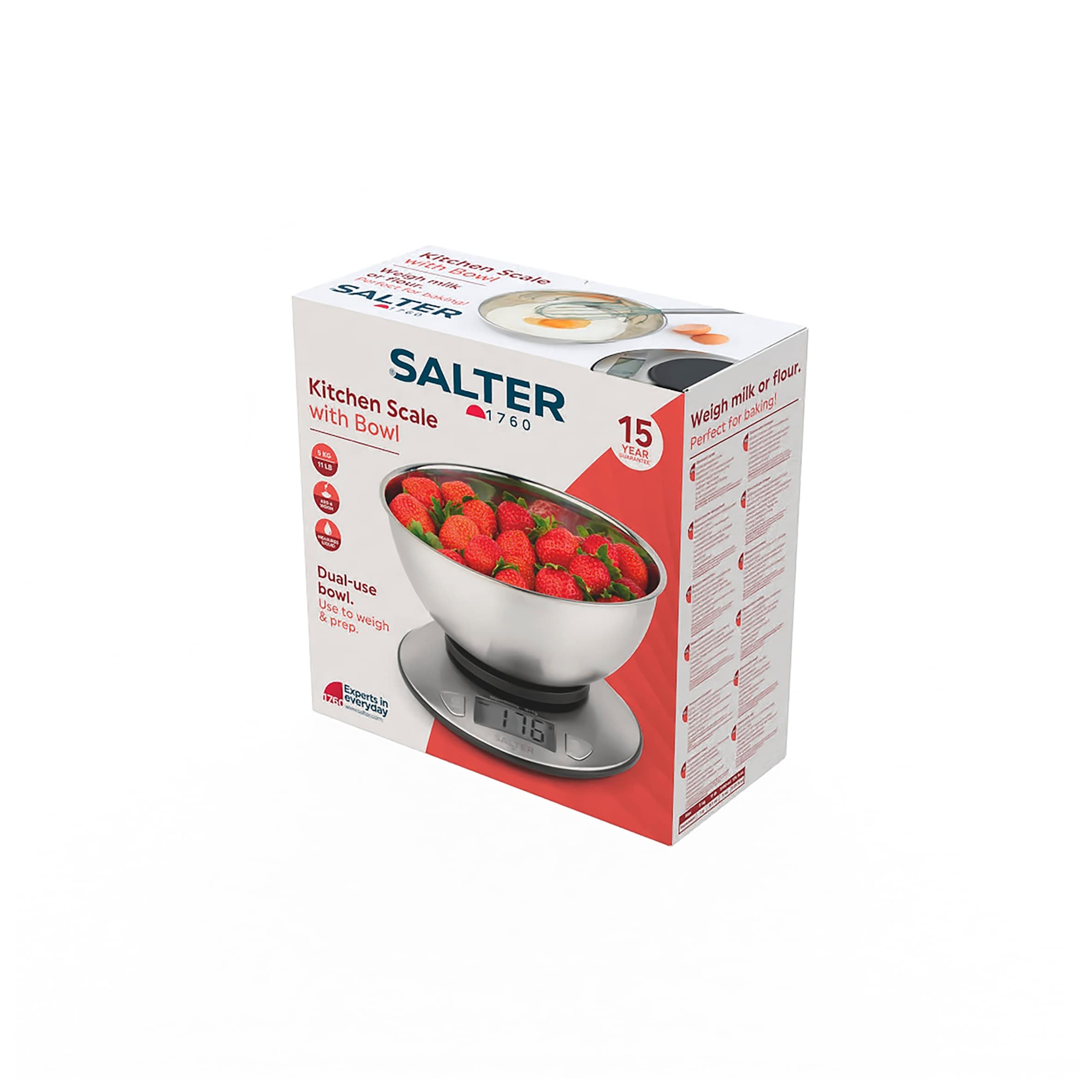 Salter Stainless Steel Scale with bowl
