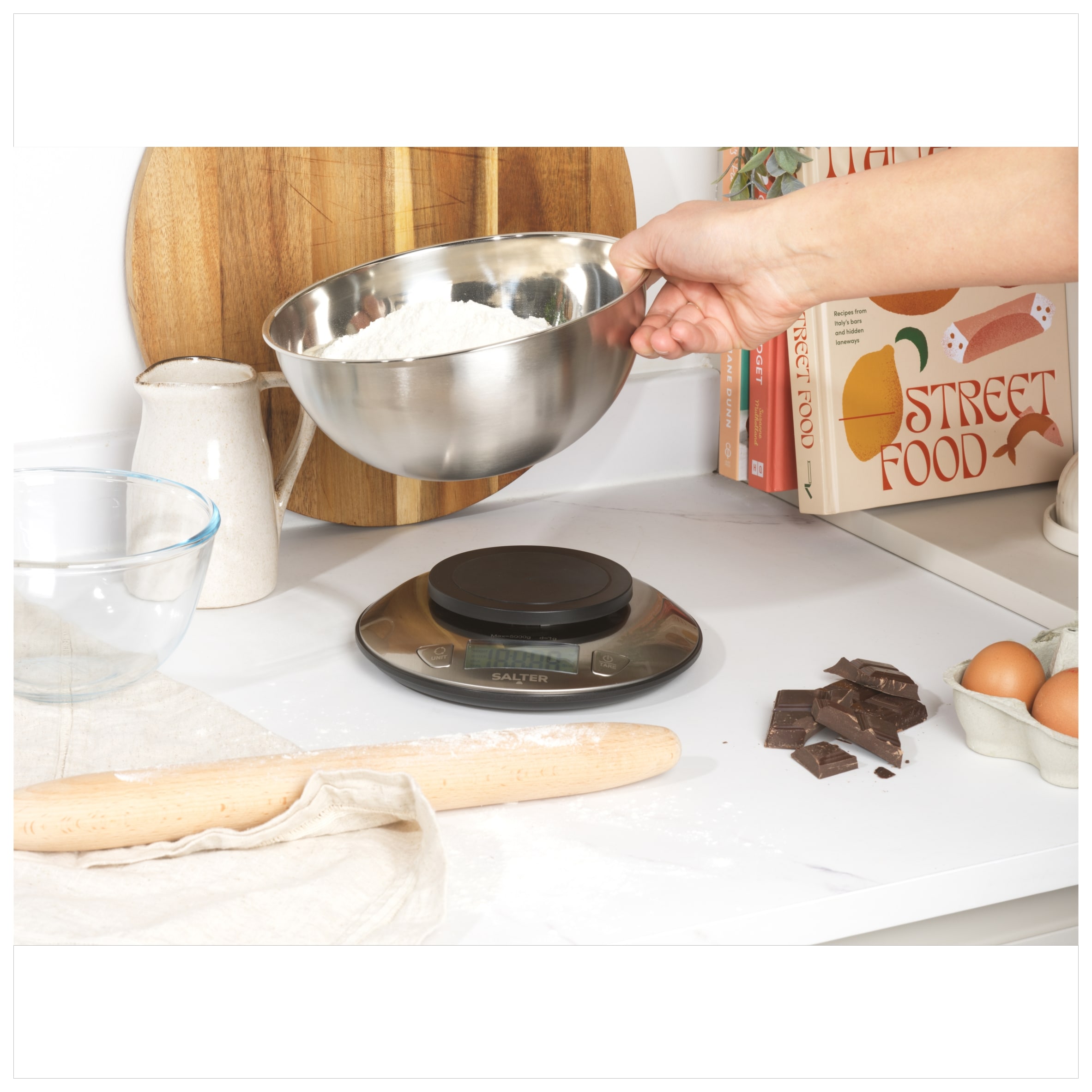 Salter Stainless Steel Scale with bowl thumbnail 5