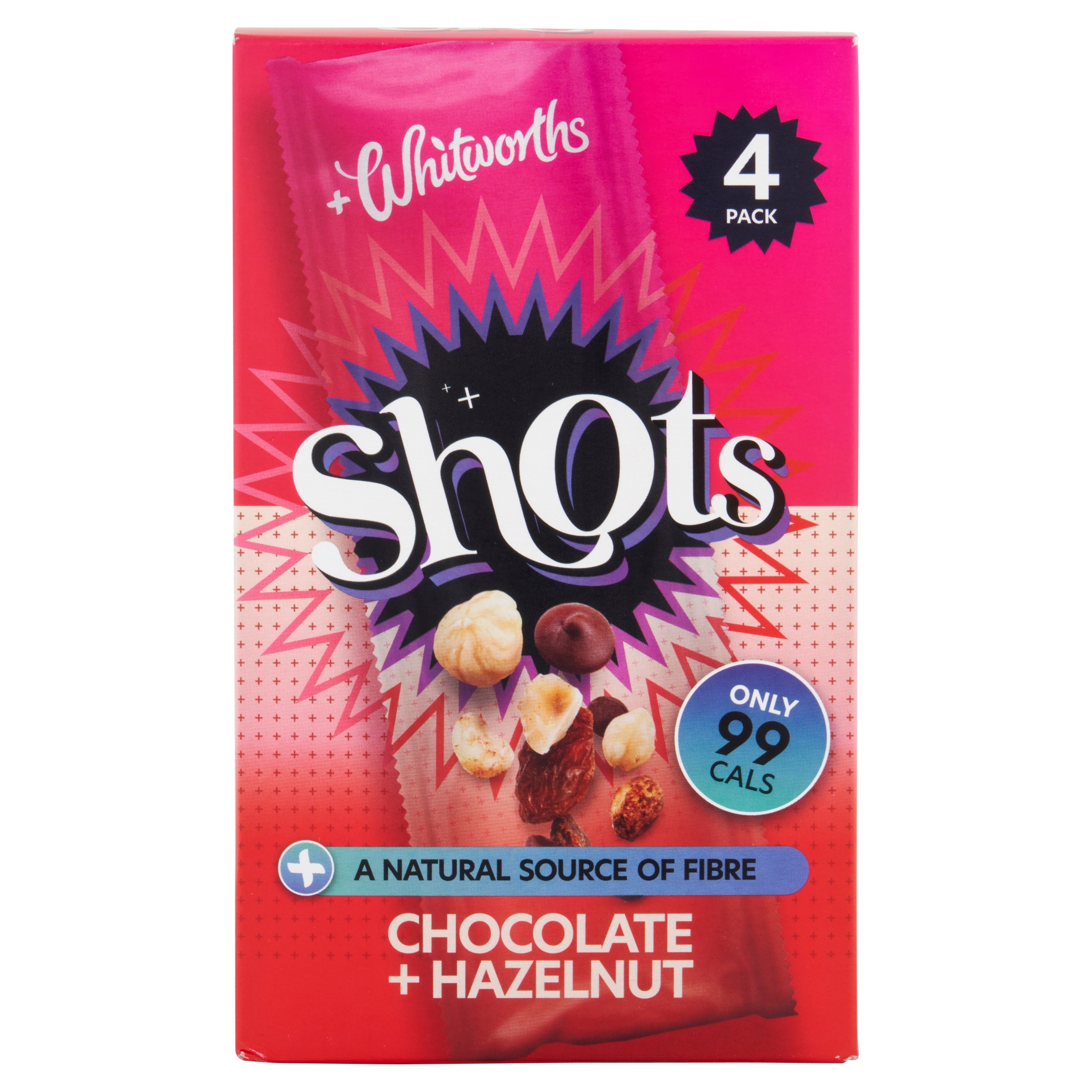 Whitworths Shots Snack Pack Chocolate & Hazelnut