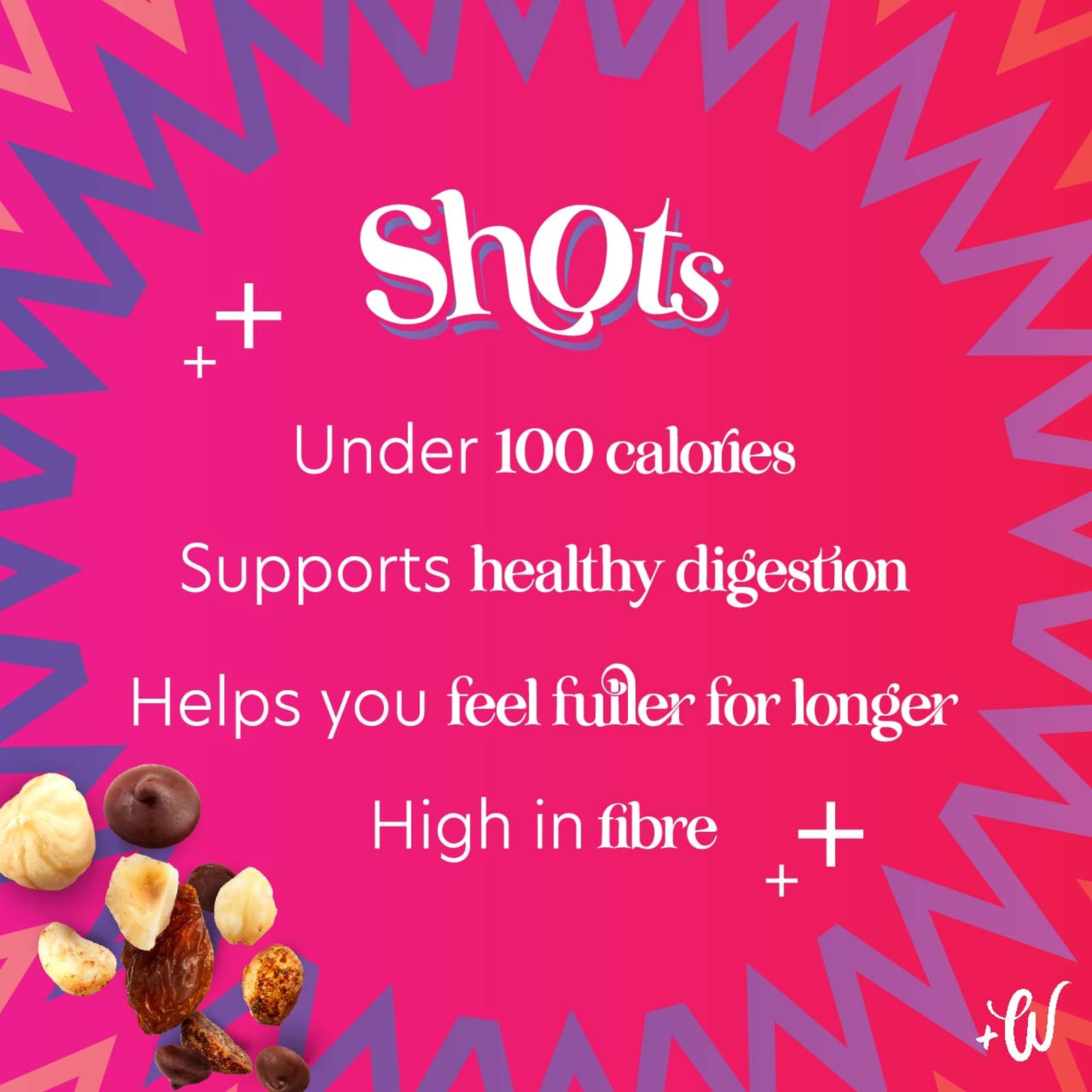Whitworths Shots Chocolate & Hazelnut 4 x 25g thumbnail 2