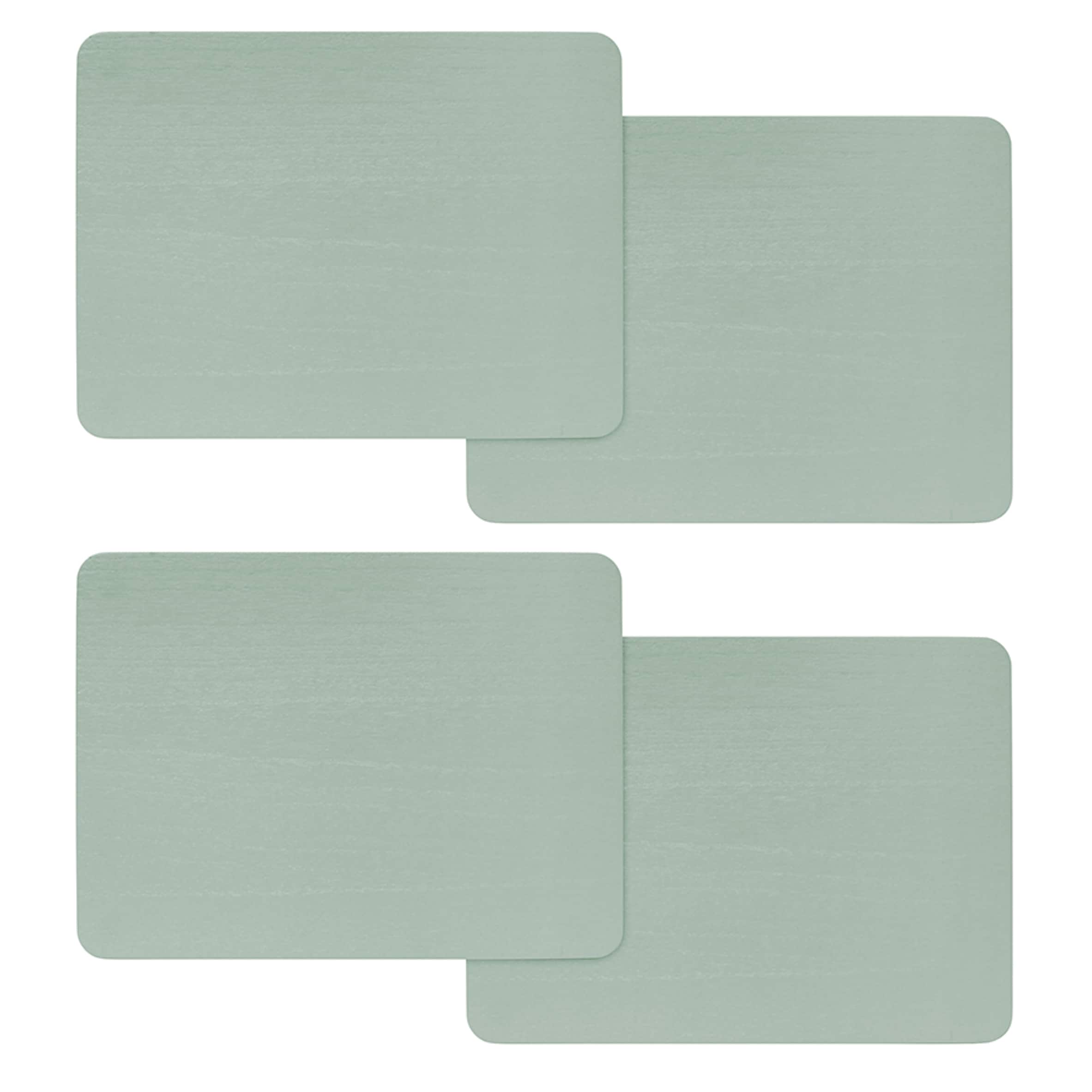 F&F Home Sage Green Wooden Placemat 4 Pack thumbnail 3