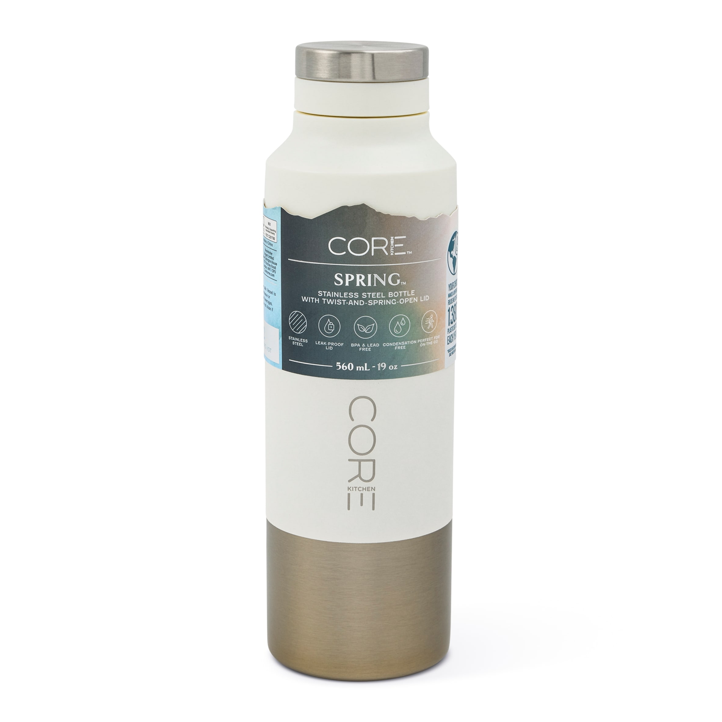 Core Kitchen Natural Spring Water Bottle 560Ml